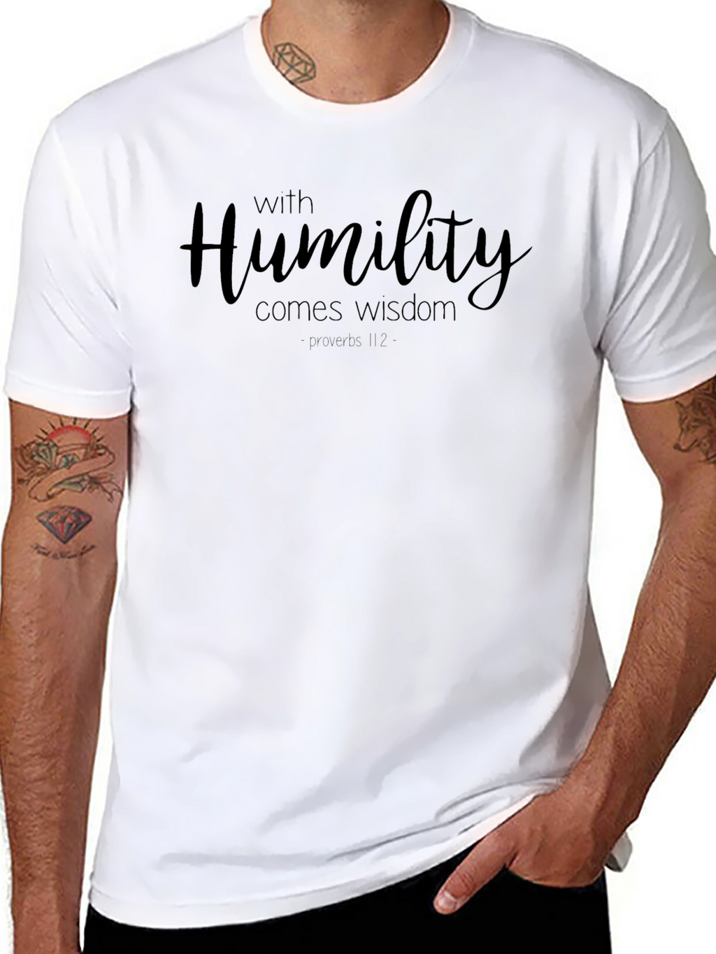 Humility Wisdom T-Shirt - Proverbs Inspiration Tee