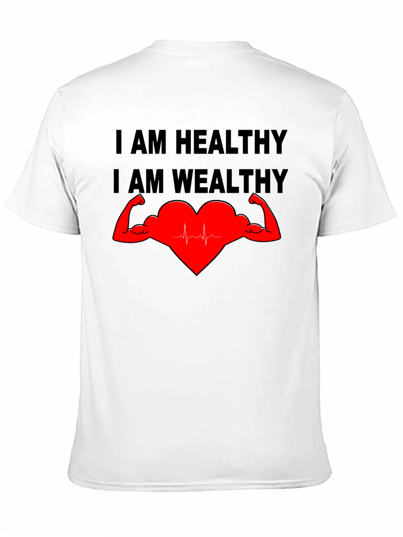 Healthy & Wealthy T-Shirt - Strong Heart Graphic Tee