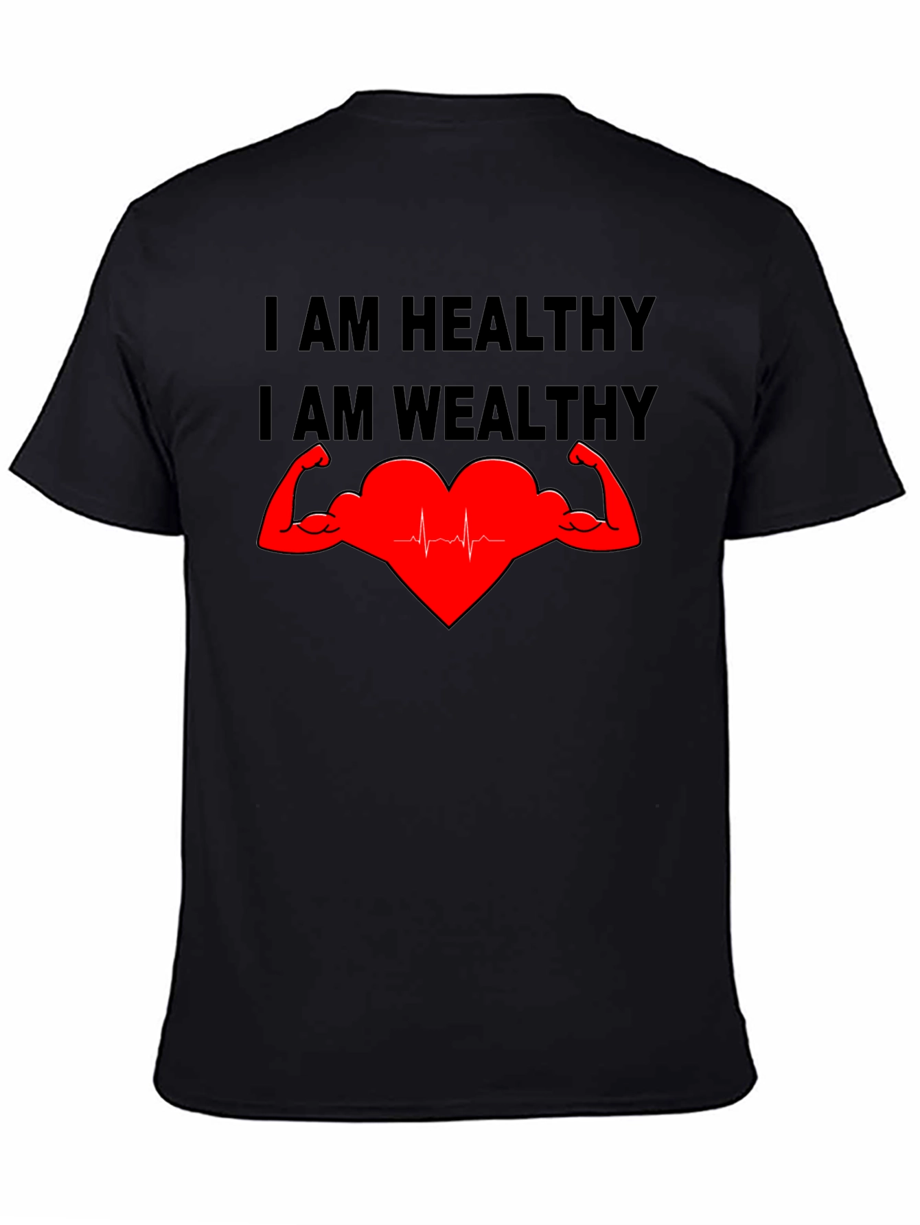 Healthy & Wealthy T-Shirt - Strong Heart Graphic Tee