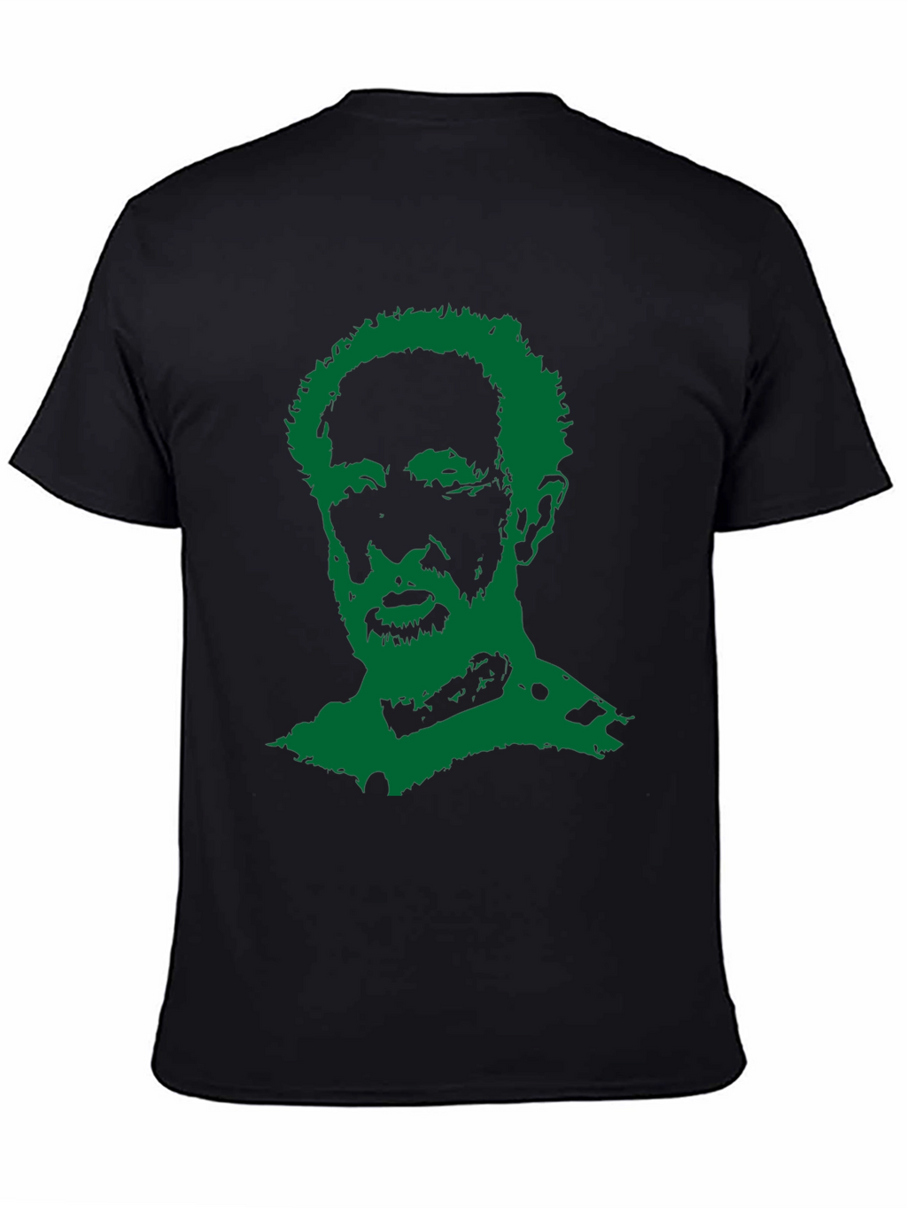 Rasta Man Graphic T-Shirt - Black
