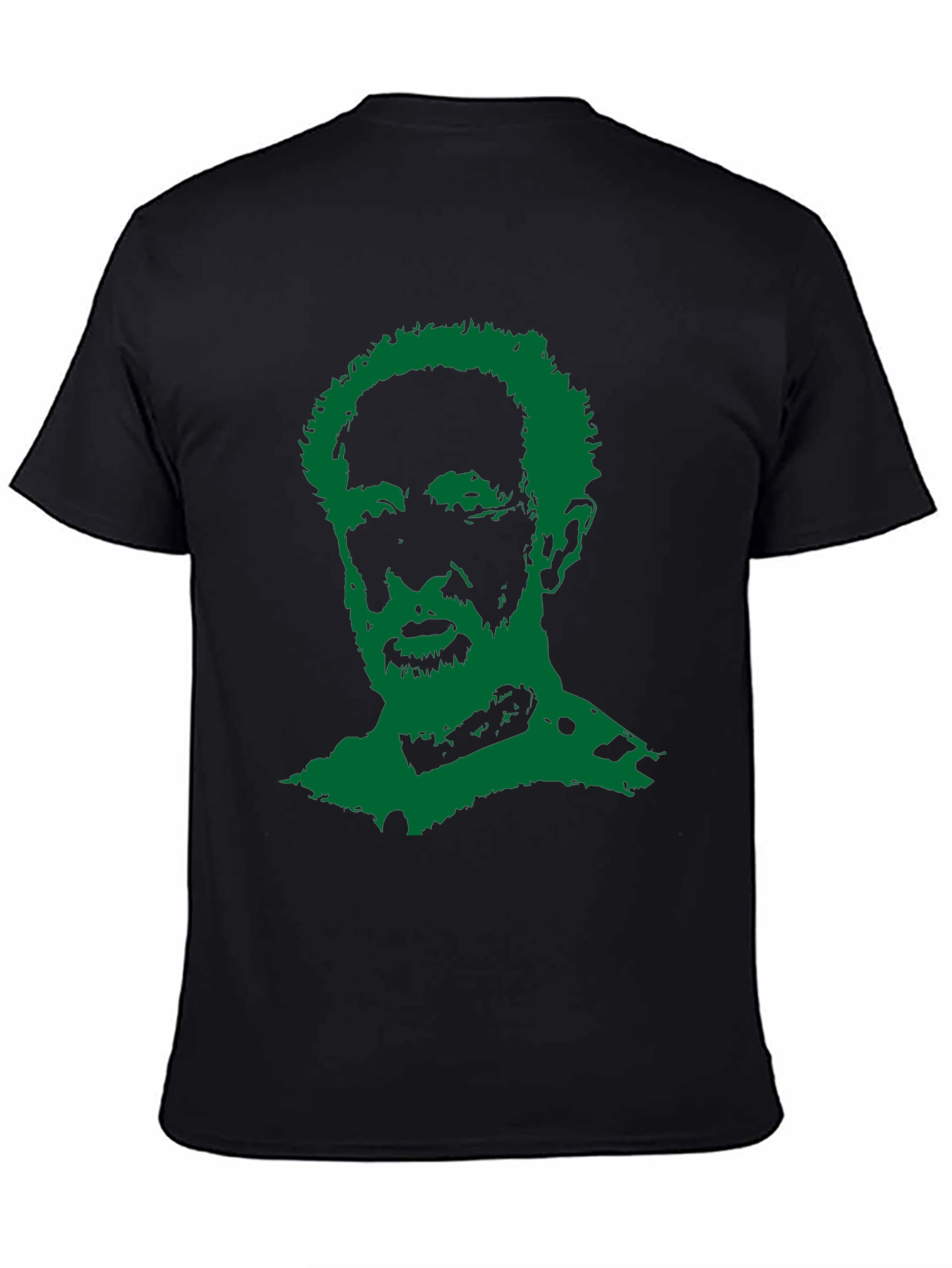 Rasta Man Graphic T-Shirt - Black