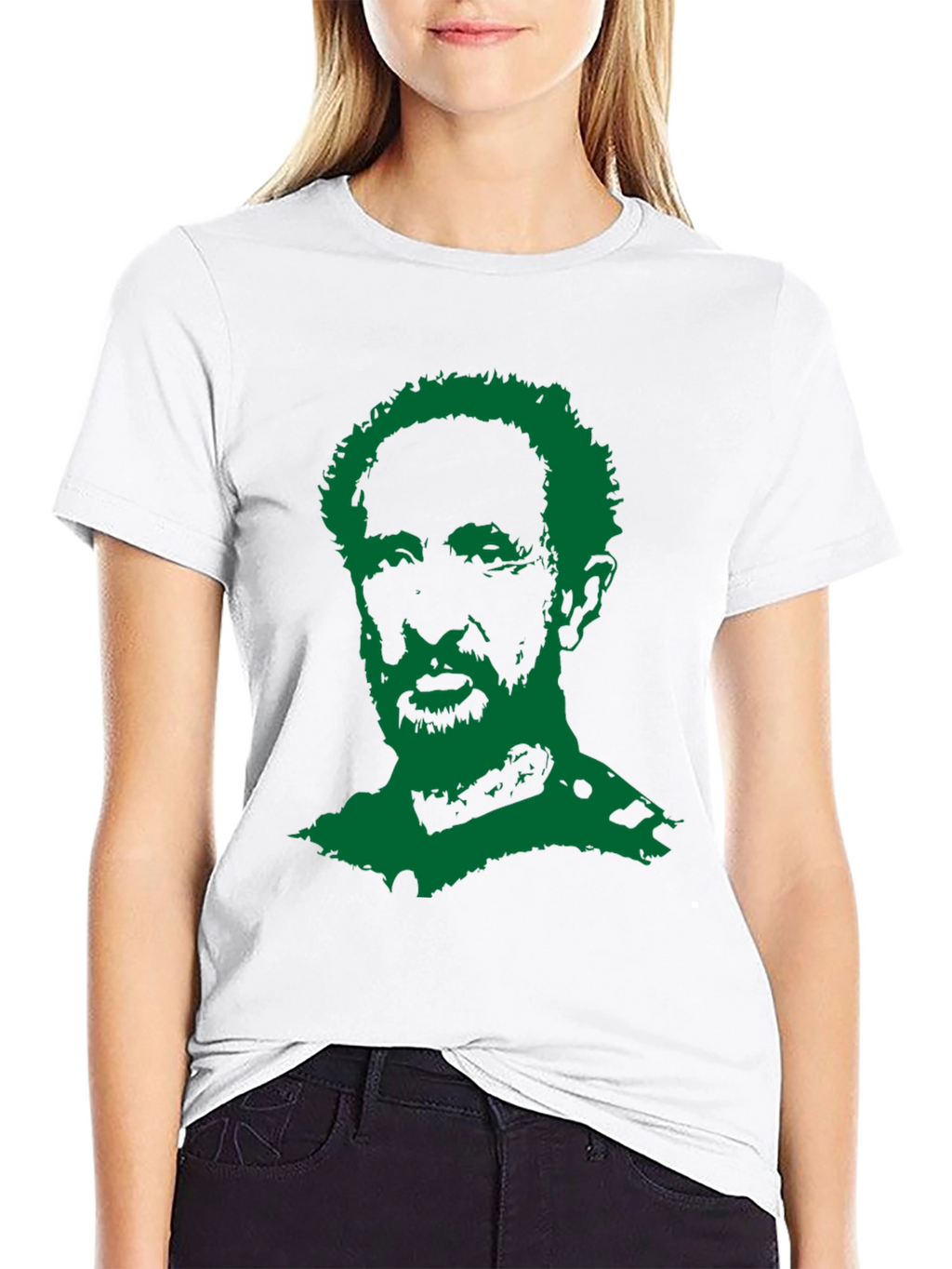 Rasta Man Graphic T-Shirt - Black