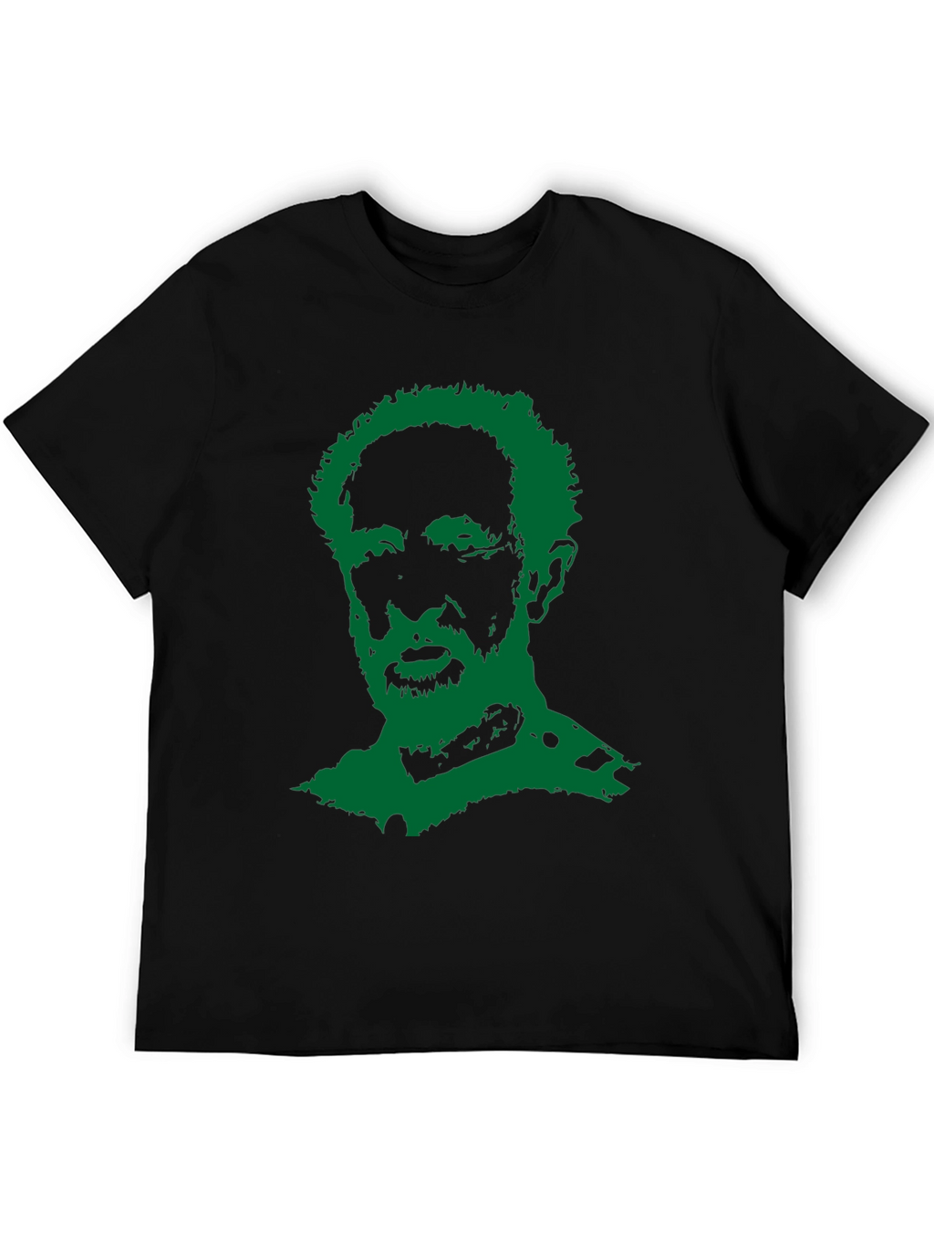 Rasta Man Graphic T-Shirt - Black
