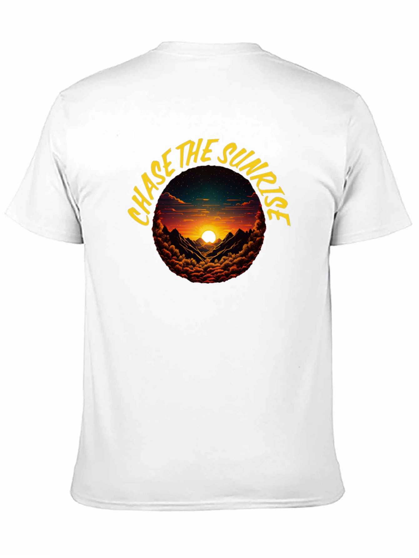 Chase the Sunrise Graphic Tee - Black