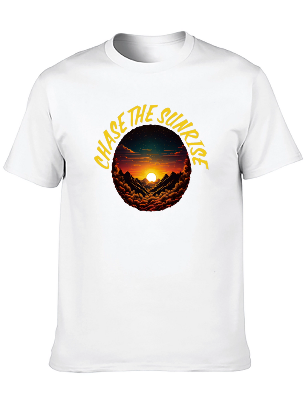 Chase the Sunrise Graphic Tee - Black