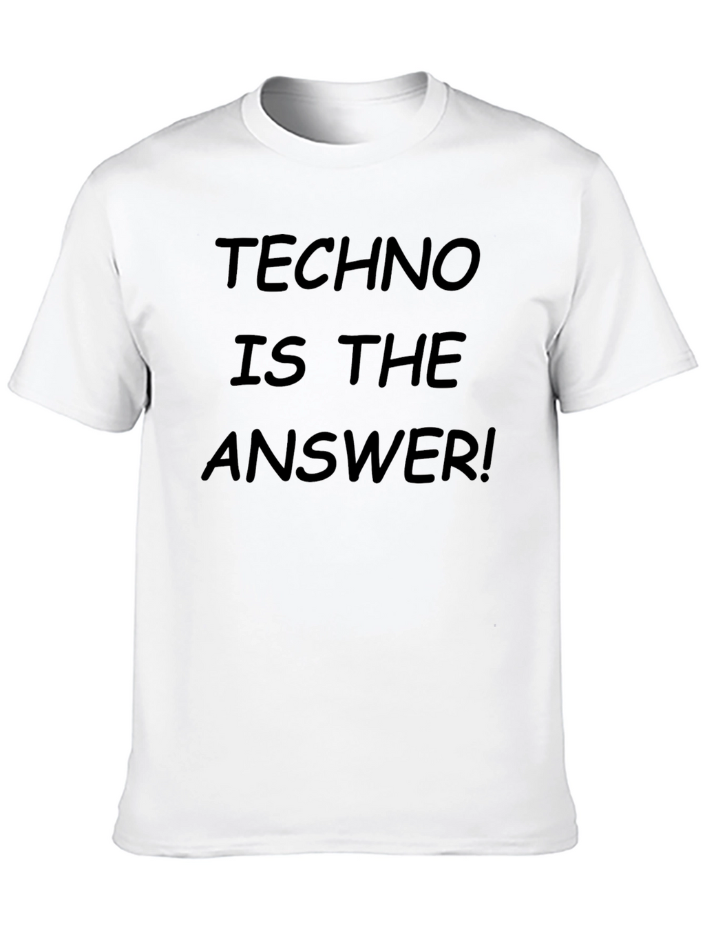 Techno is the Answer Black T-Shirt