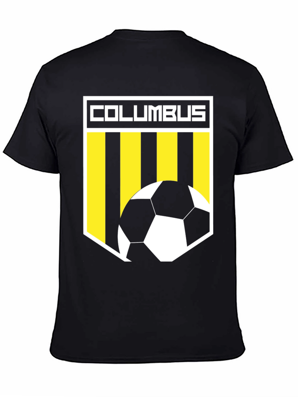 Columbus Soccer T-Shirt - Black