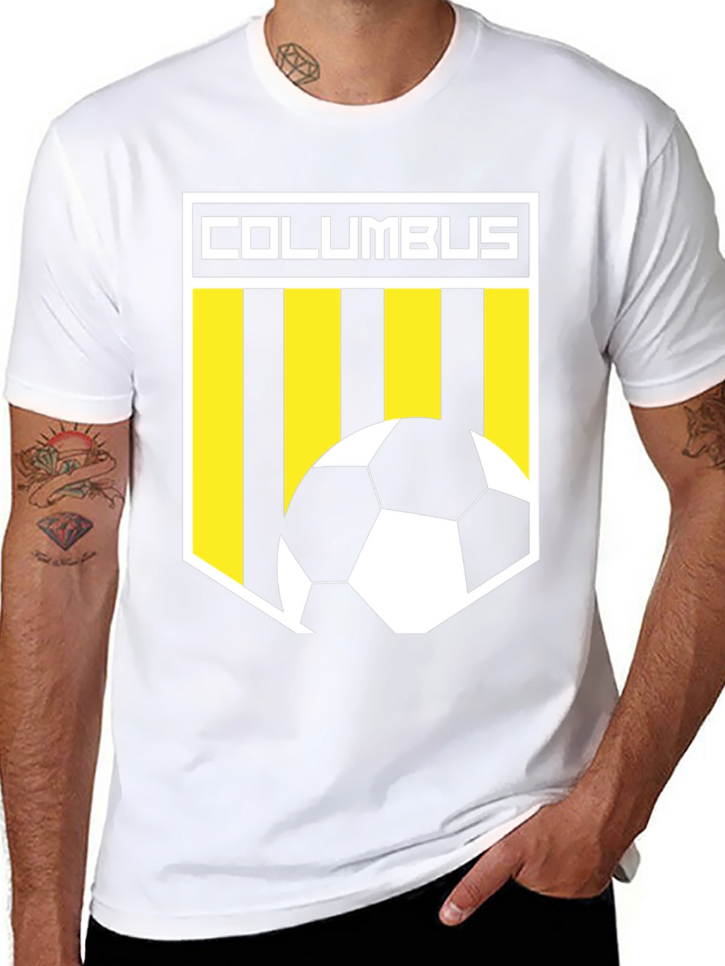 Columbus Soccer T-Shirt - Black