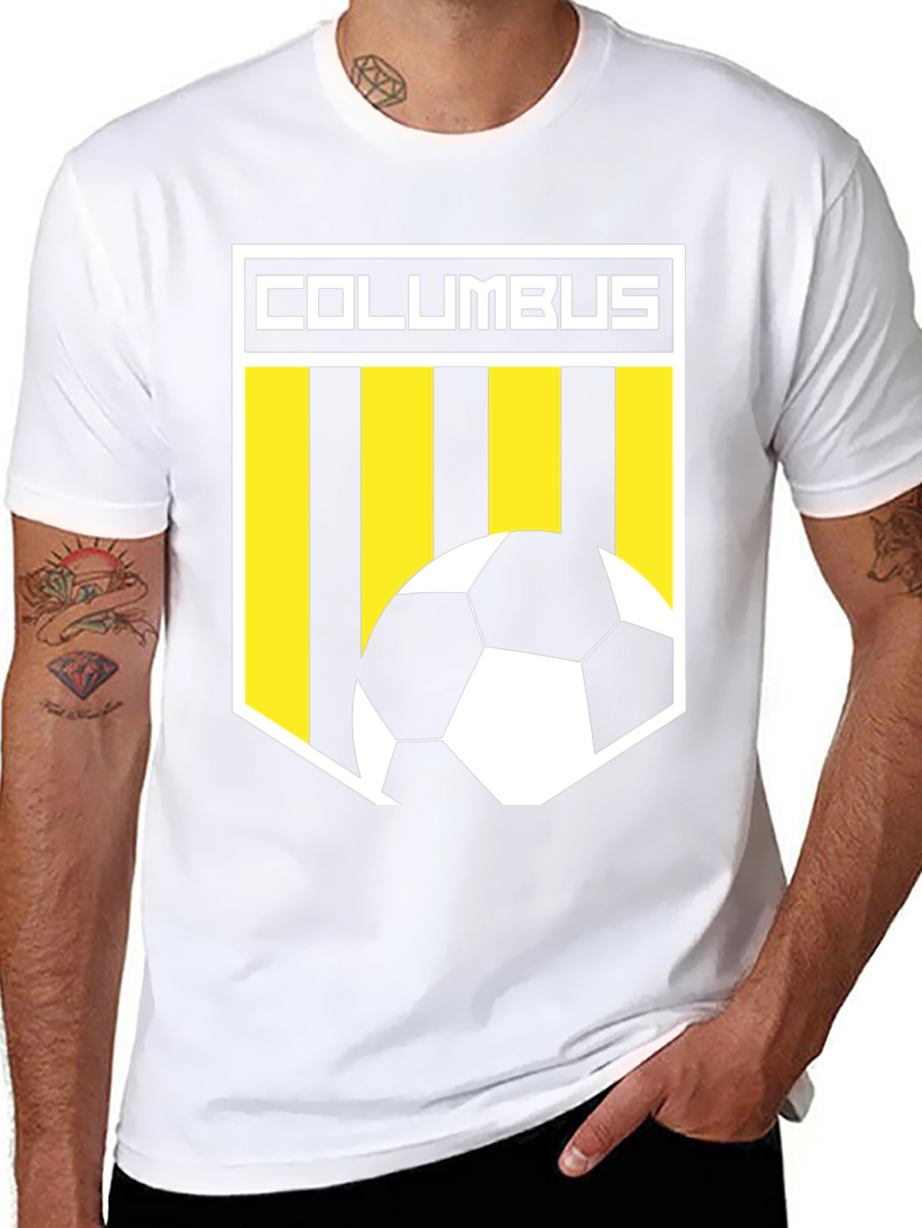 Columbus Soccer T-Shirt - Black