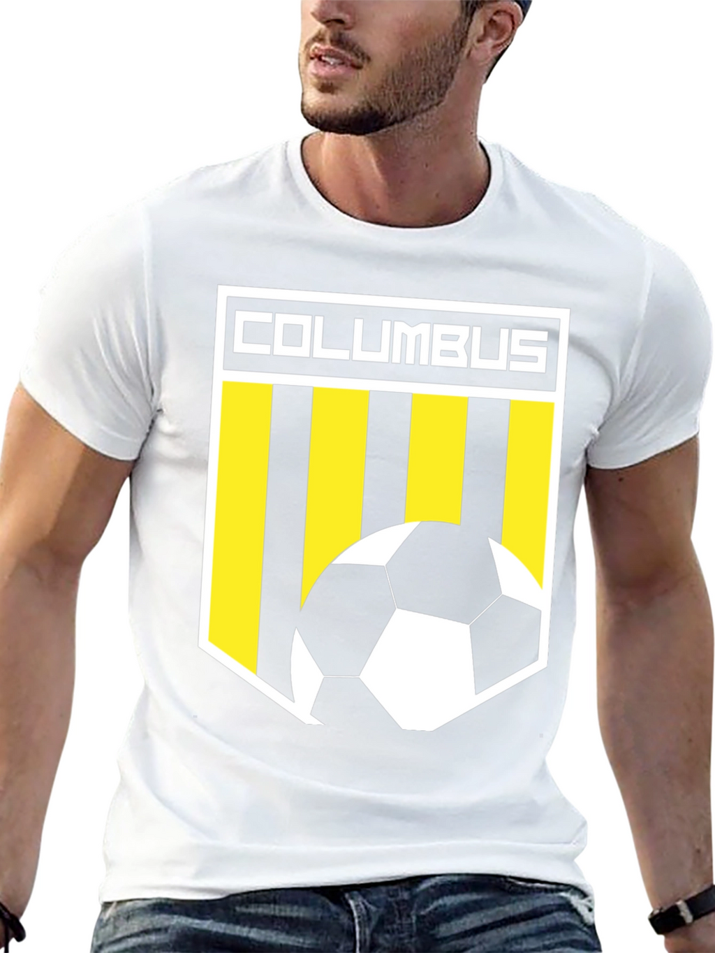 Columbus Soccer T-Shirt - Black