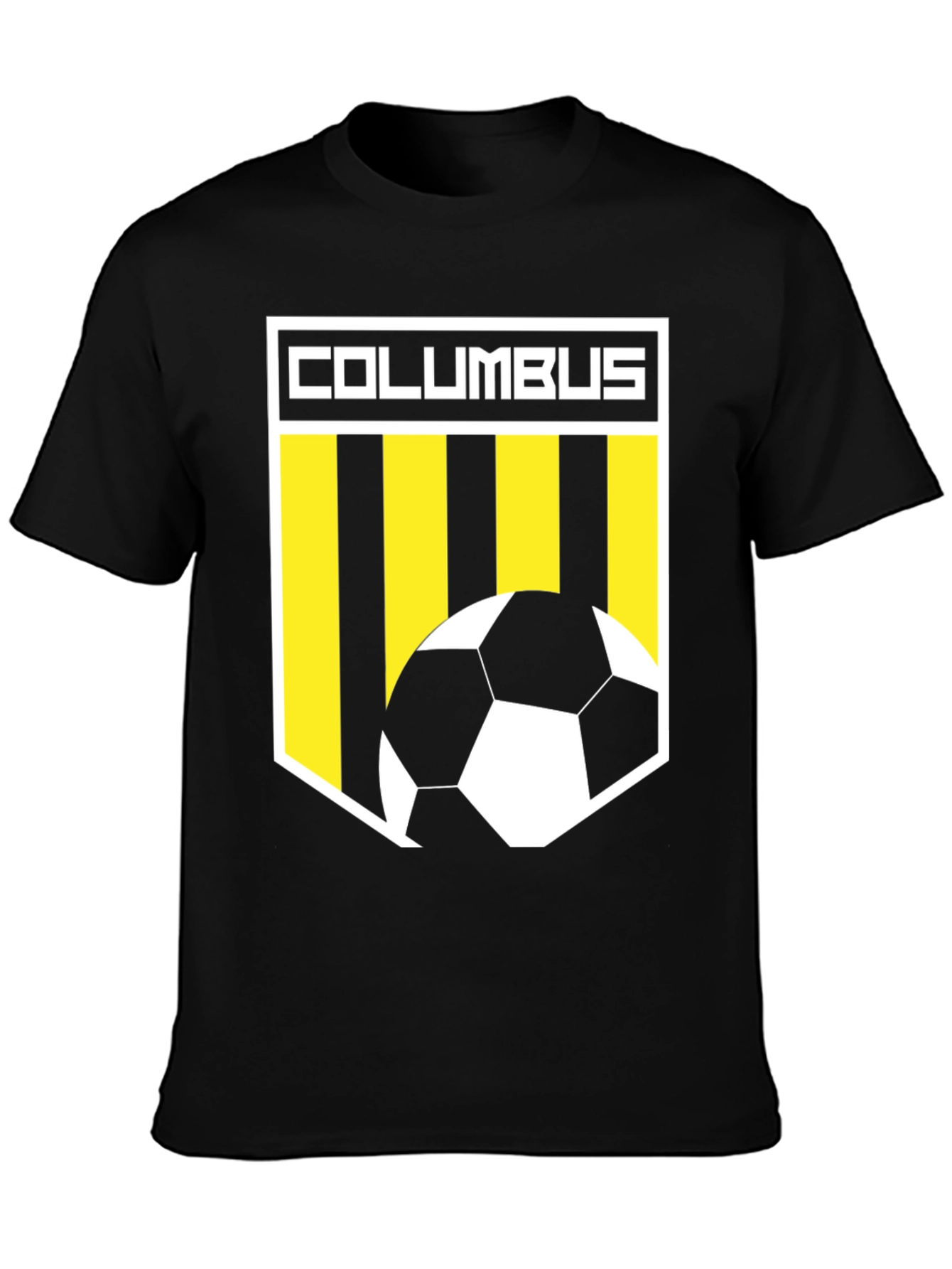 Columbus Soccer T-Shirt - Black