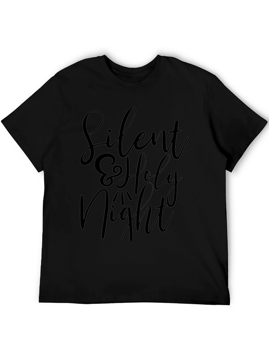 Silent & Holy Night Black T-Shirt