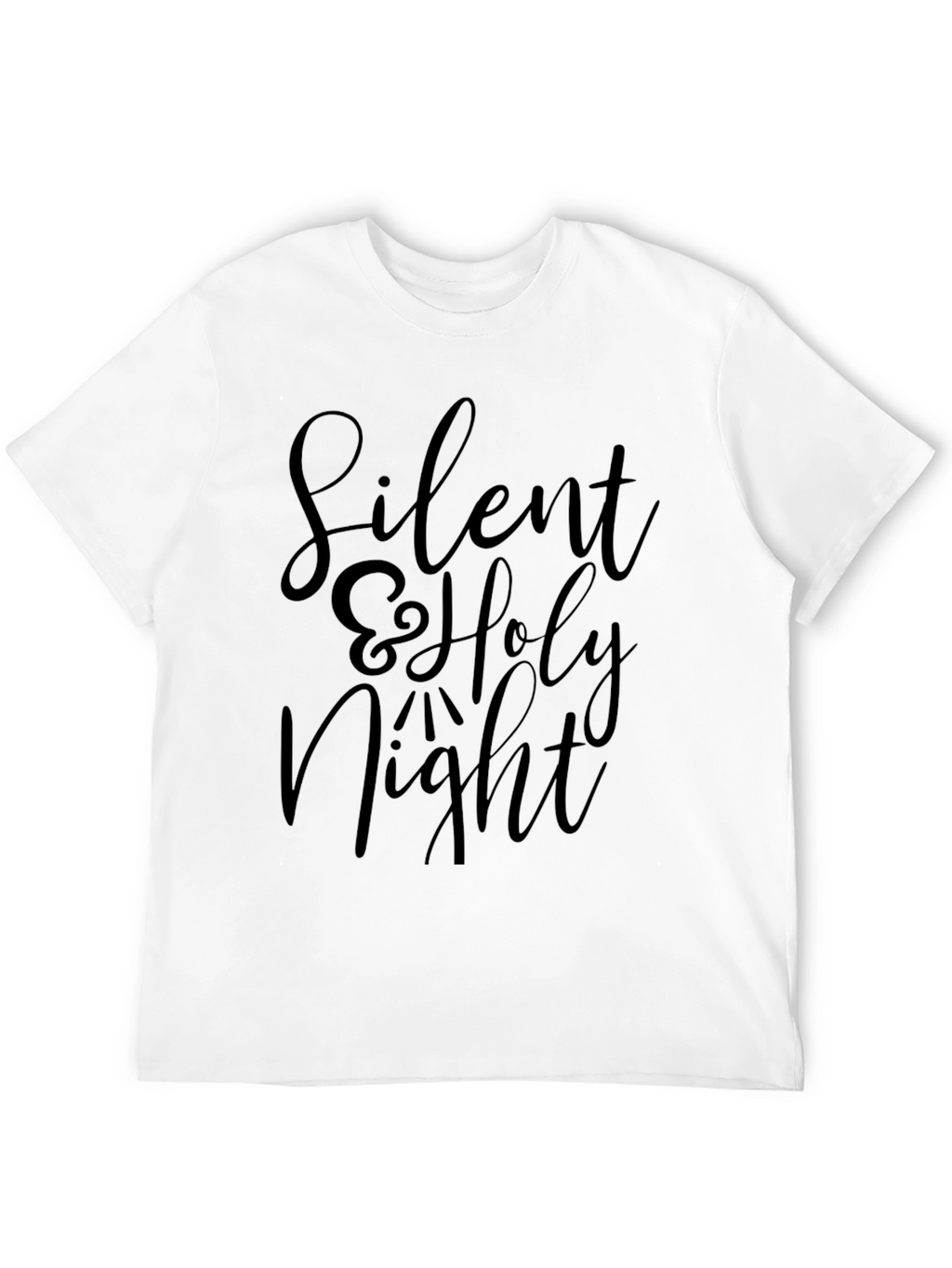 Silent & Holy Night Black T-Shirt