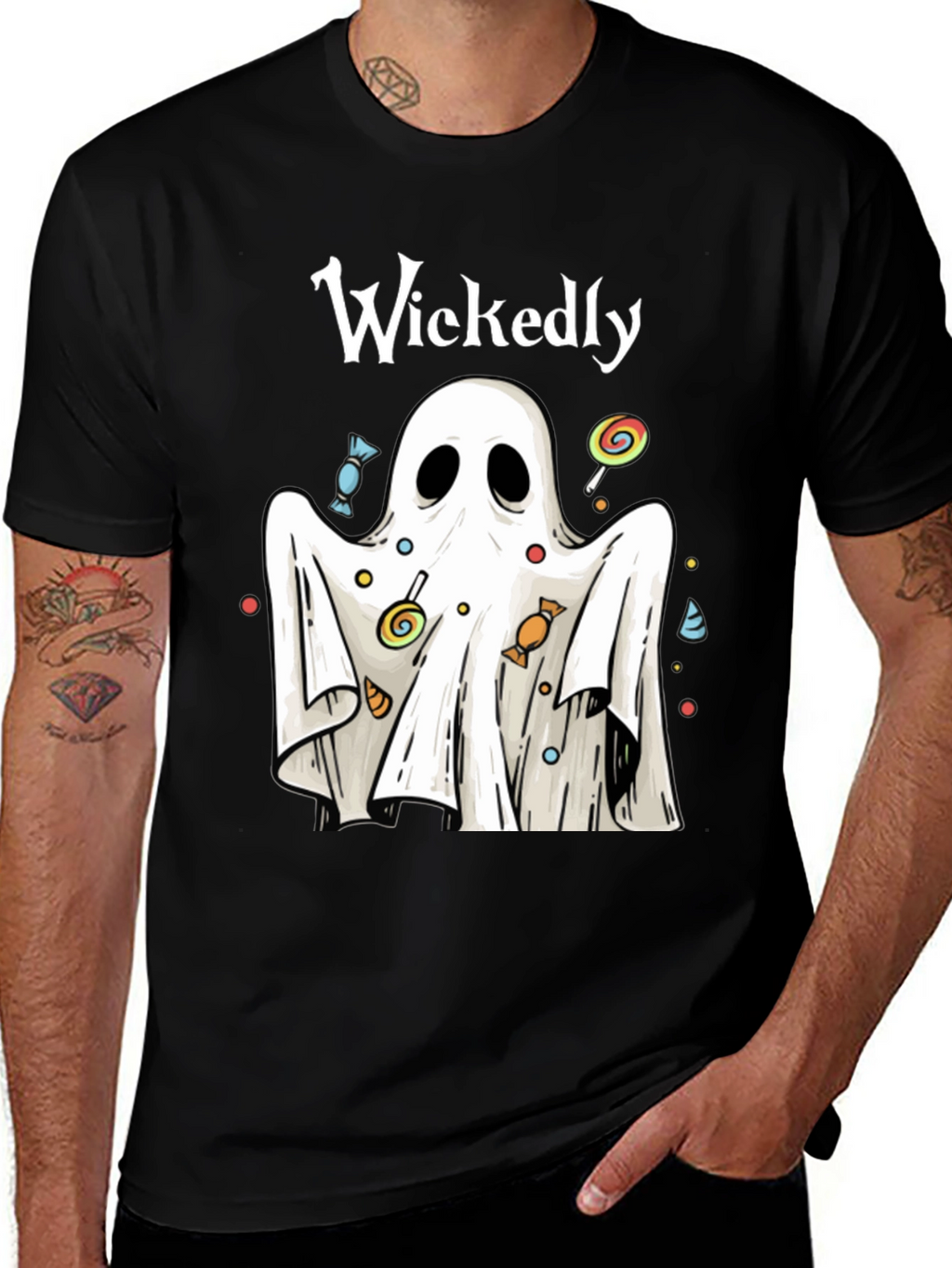 Wickedly Cute Halloween Ghost T-Shirt