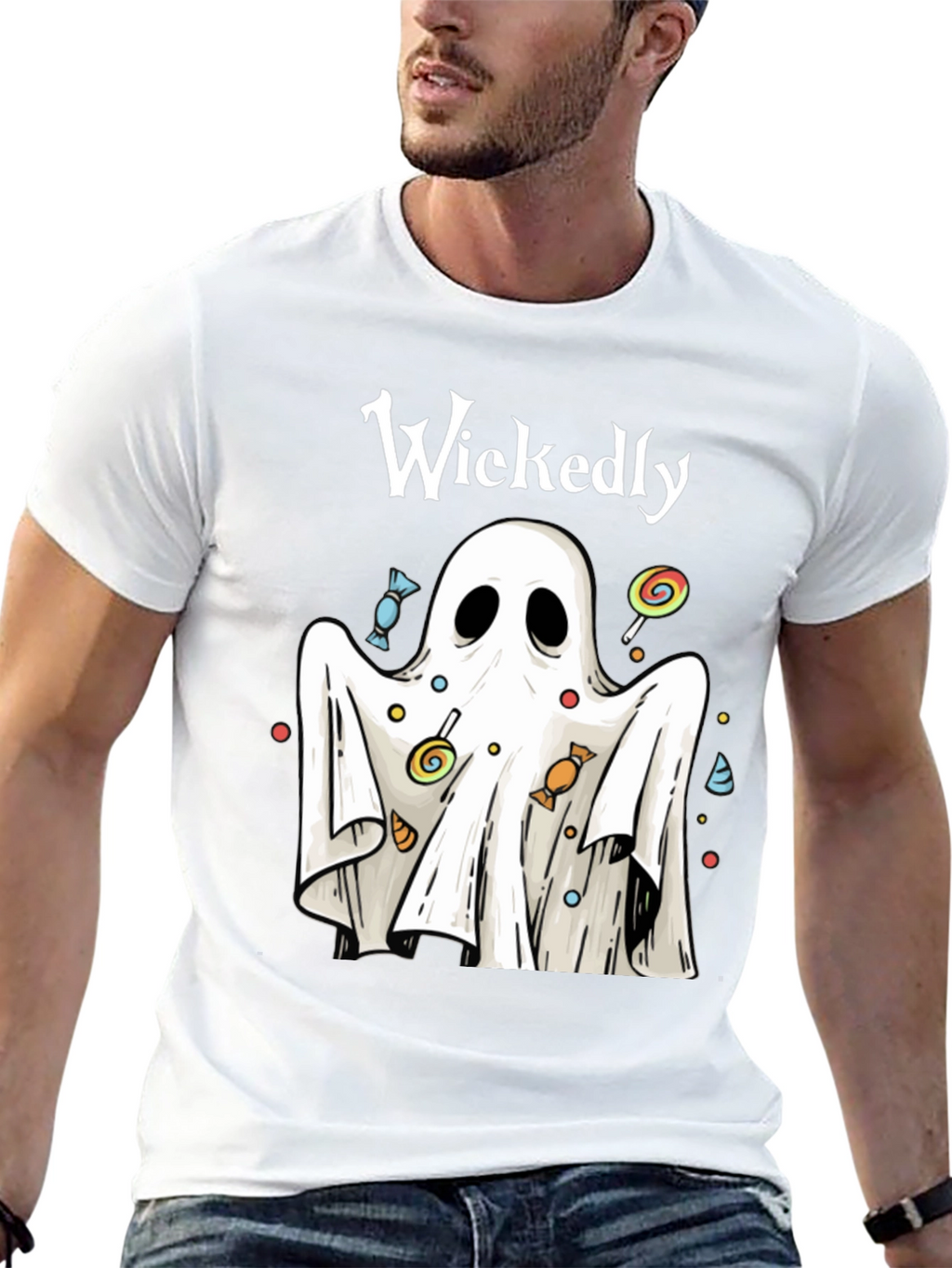 Wickedly Cute Halloween Ghost T-Shirt