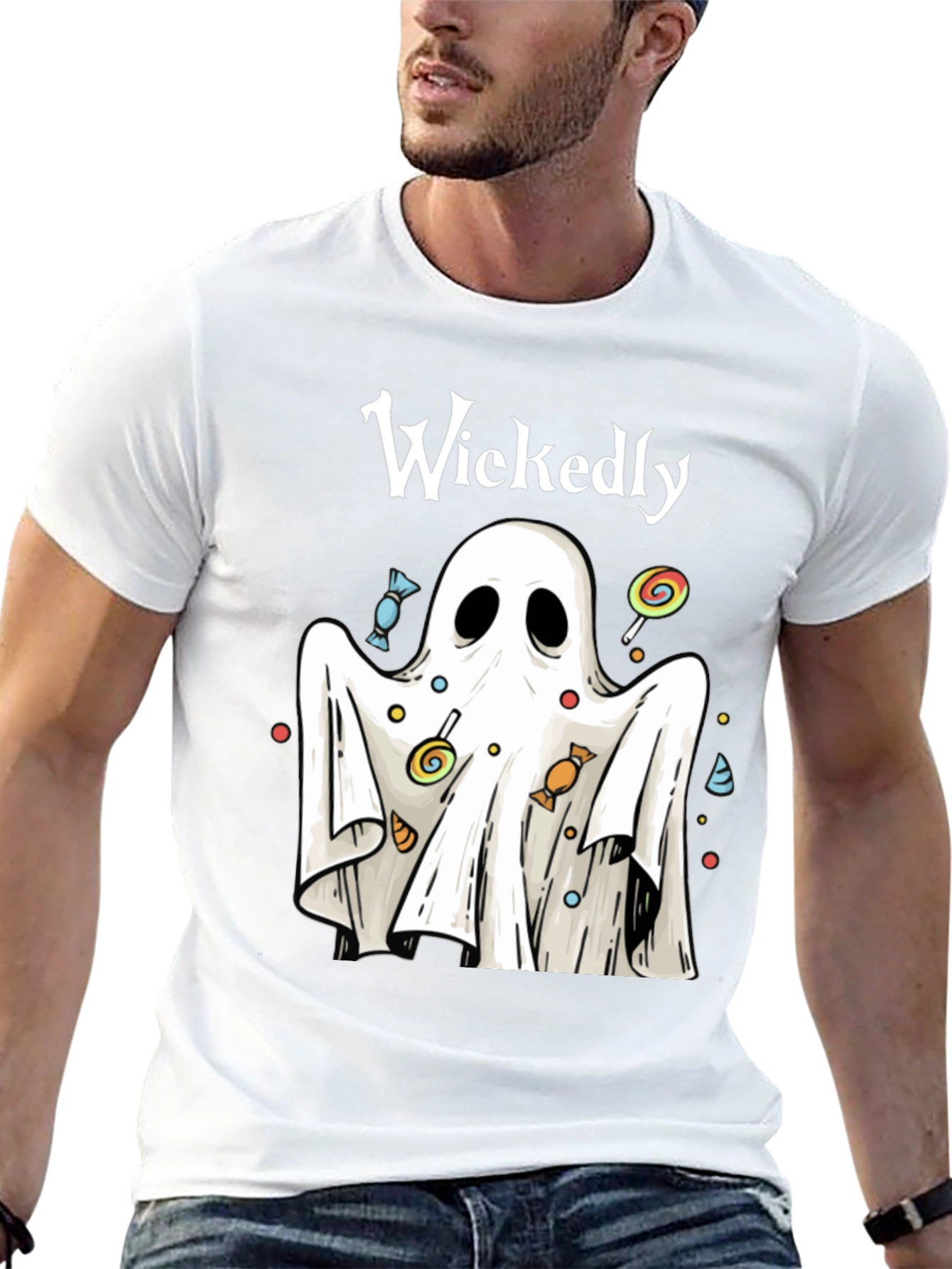 Wickedly Cute Halloween Ghost T-Shirt