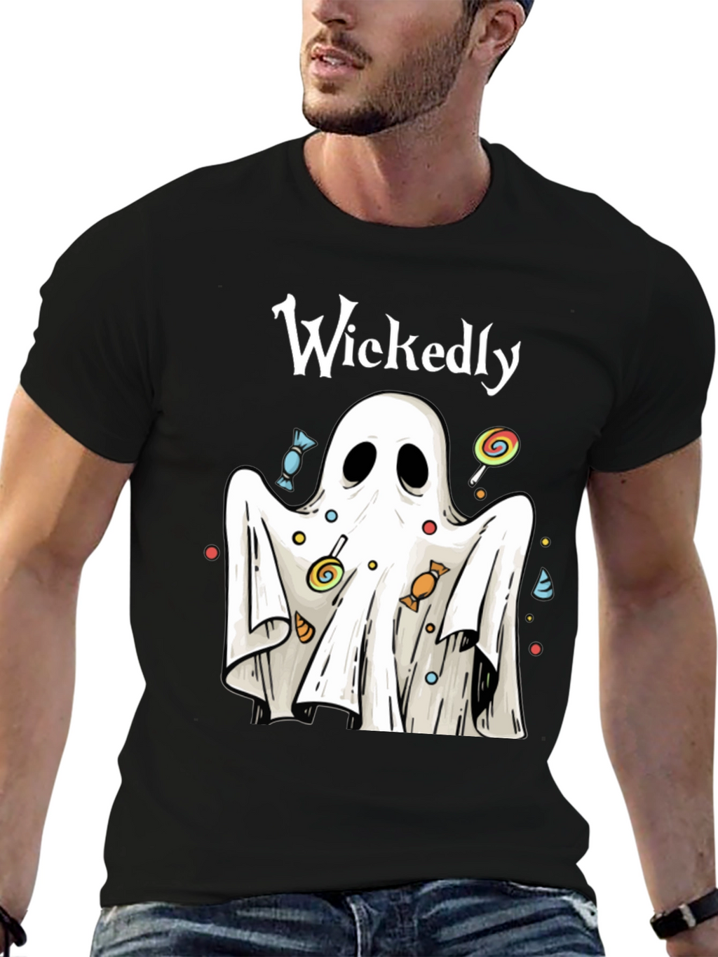 Wickedly Cute Halloween Ghost T-Shirt