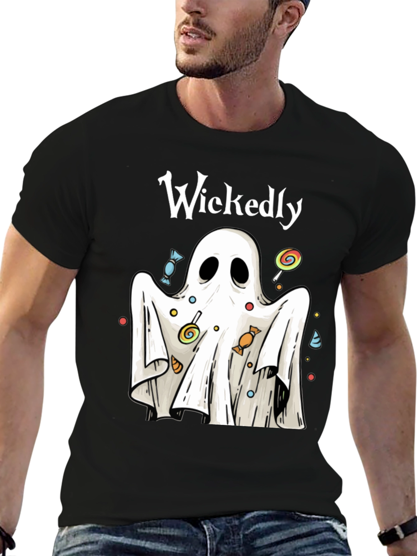 Wickedly Cute Halloween Ghost T-Shirt