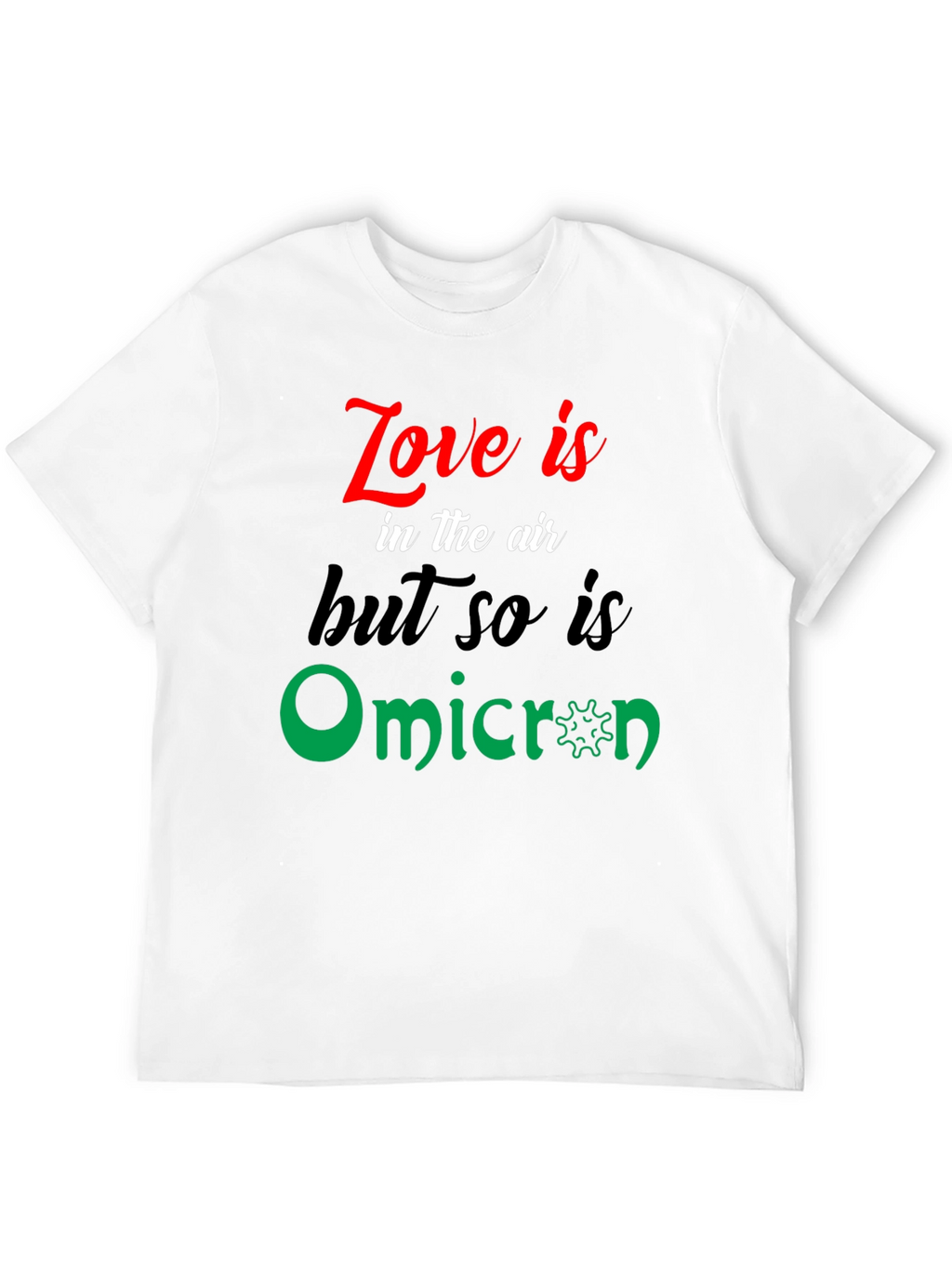 Love & Omicron Graphic Tee - Unisex Black T-Shirt