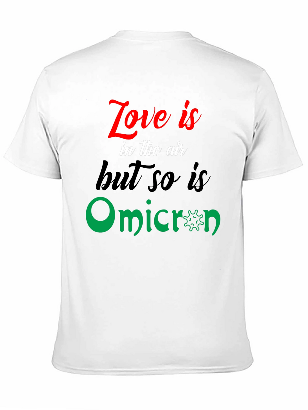 Love & Omicron Graphic Tee - Unisex Black T-Shirt