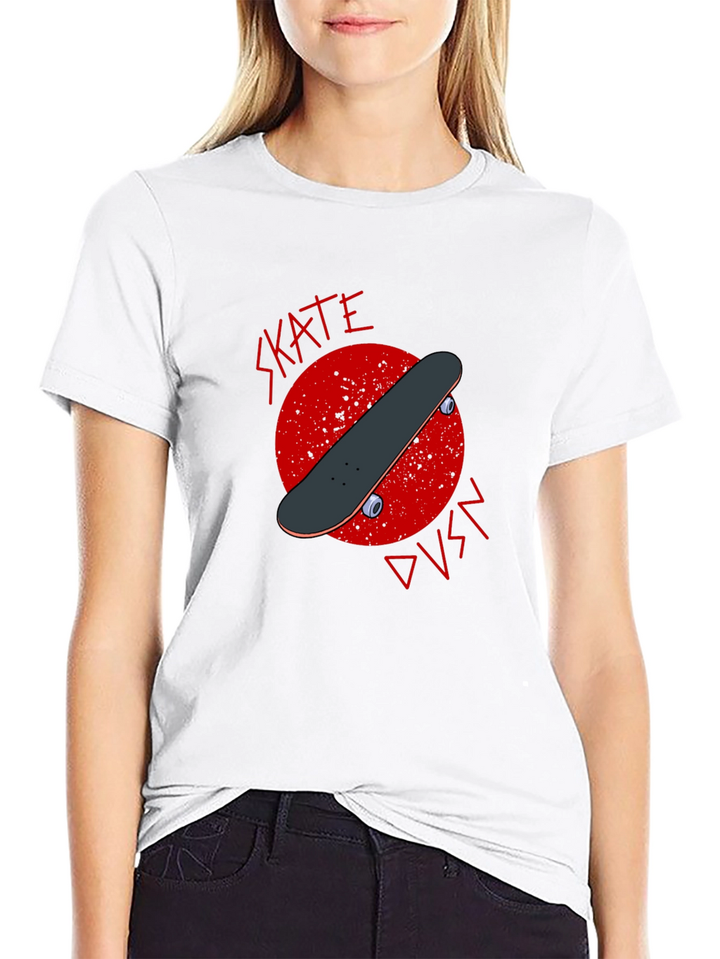 Skate DVSN Graphic Tee - Edgy Skateboarder Style