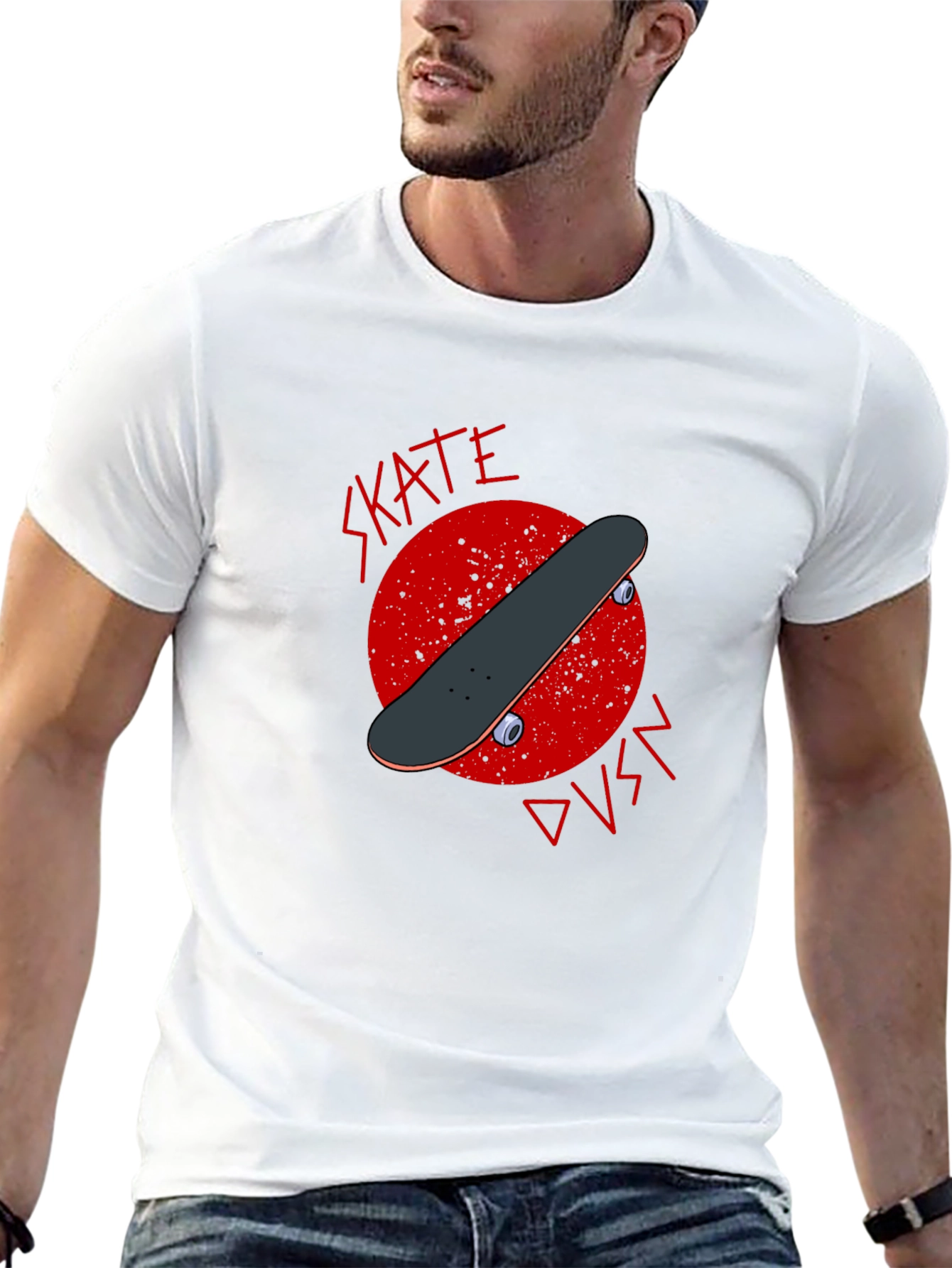 Skate DVSN Graphic Tee - Edgy Skateboarder Style