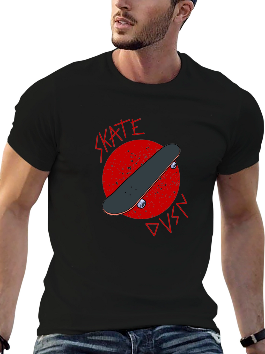 Skate DVSN Graphic Tee - Edgy Skateboarder Style