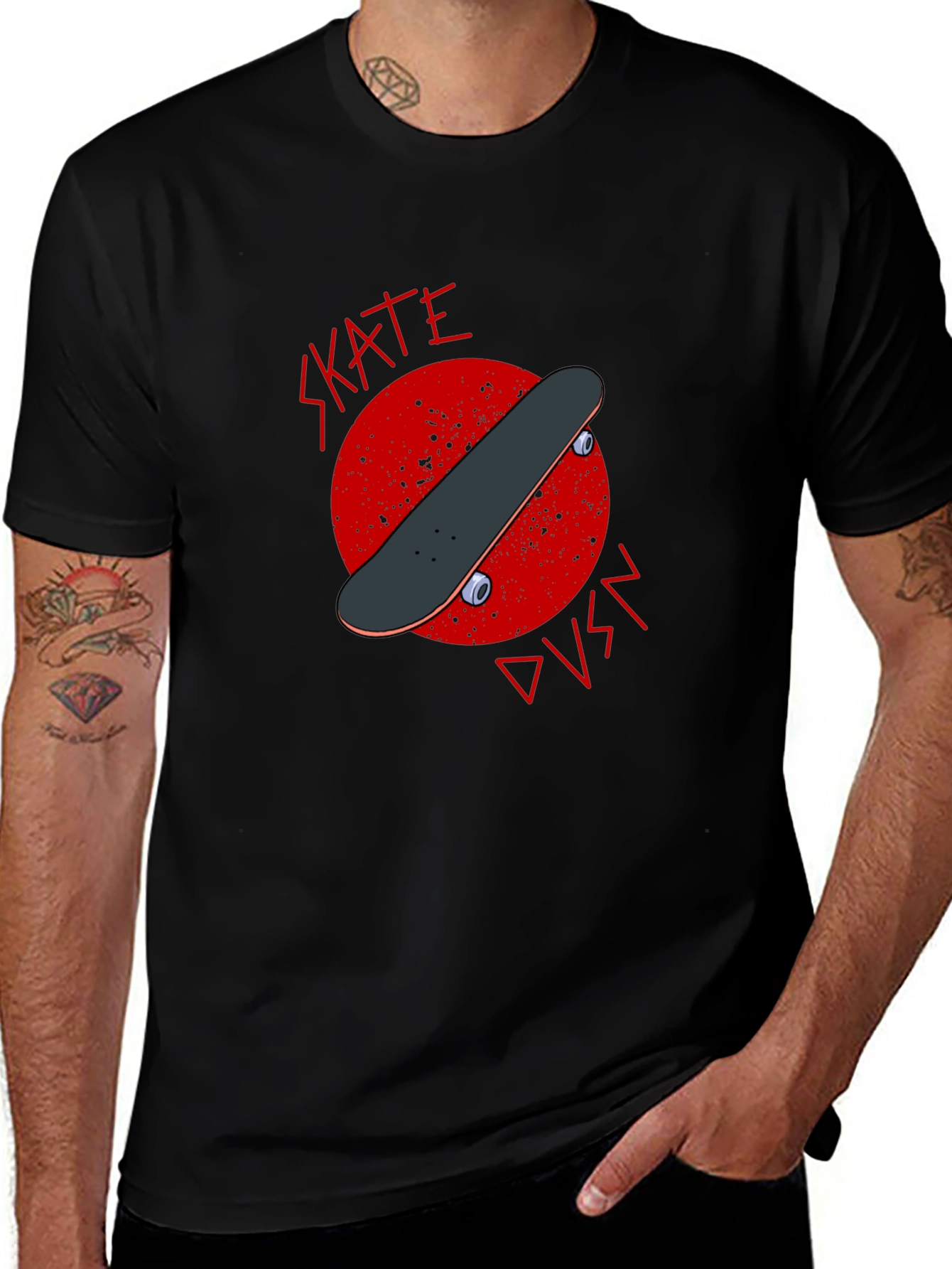 Skate DVSN Graphic Tee - Edgy Skateboarder Style