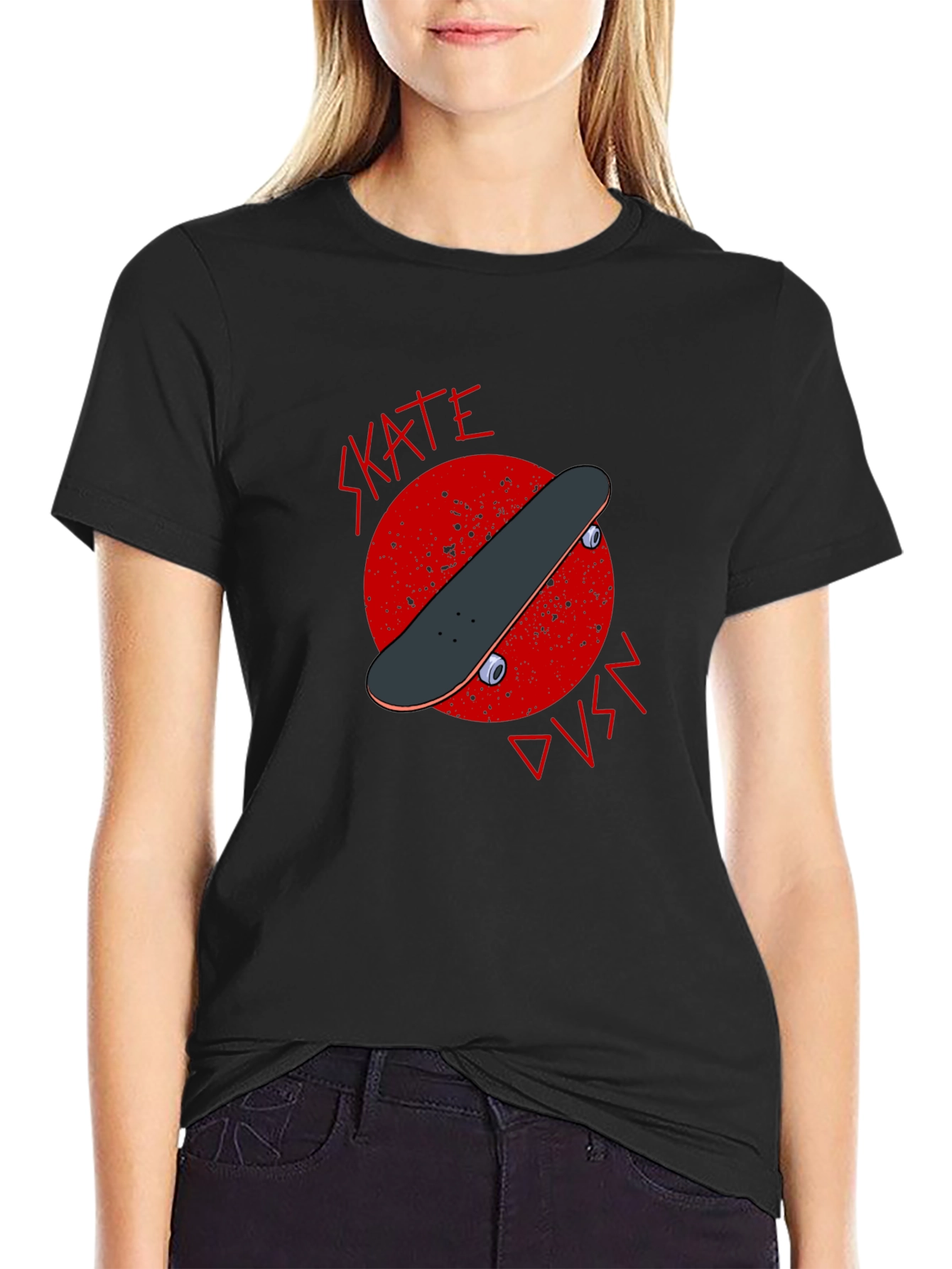 Skate DVSN Graphic Tee - Edgy Skateboarder Style