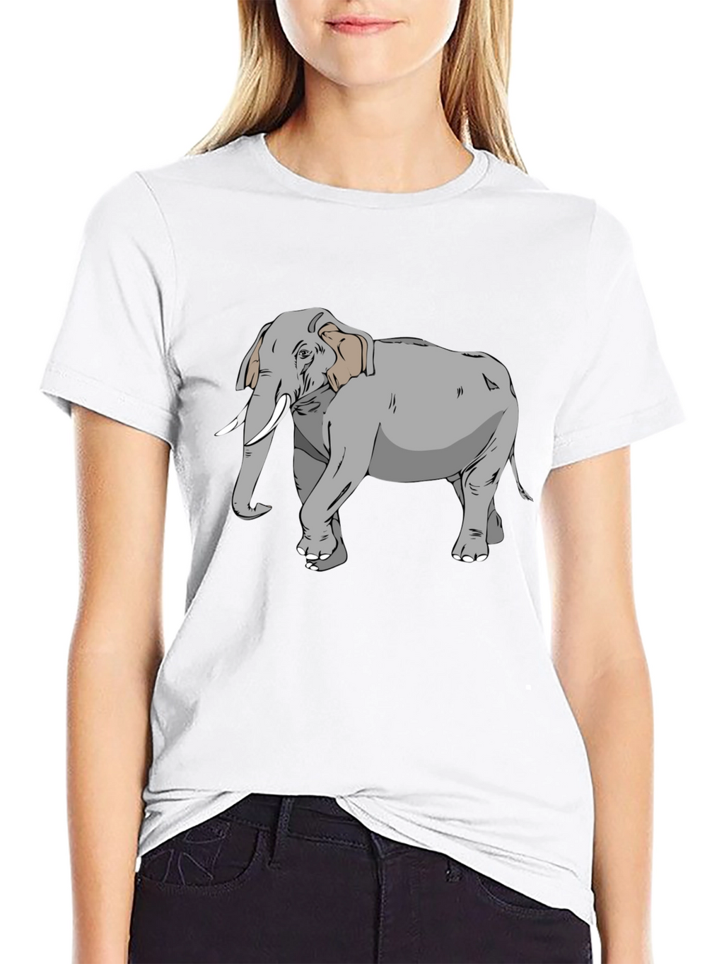 Elephant Graphic Tee - Stylish Animal Lovers Shirt