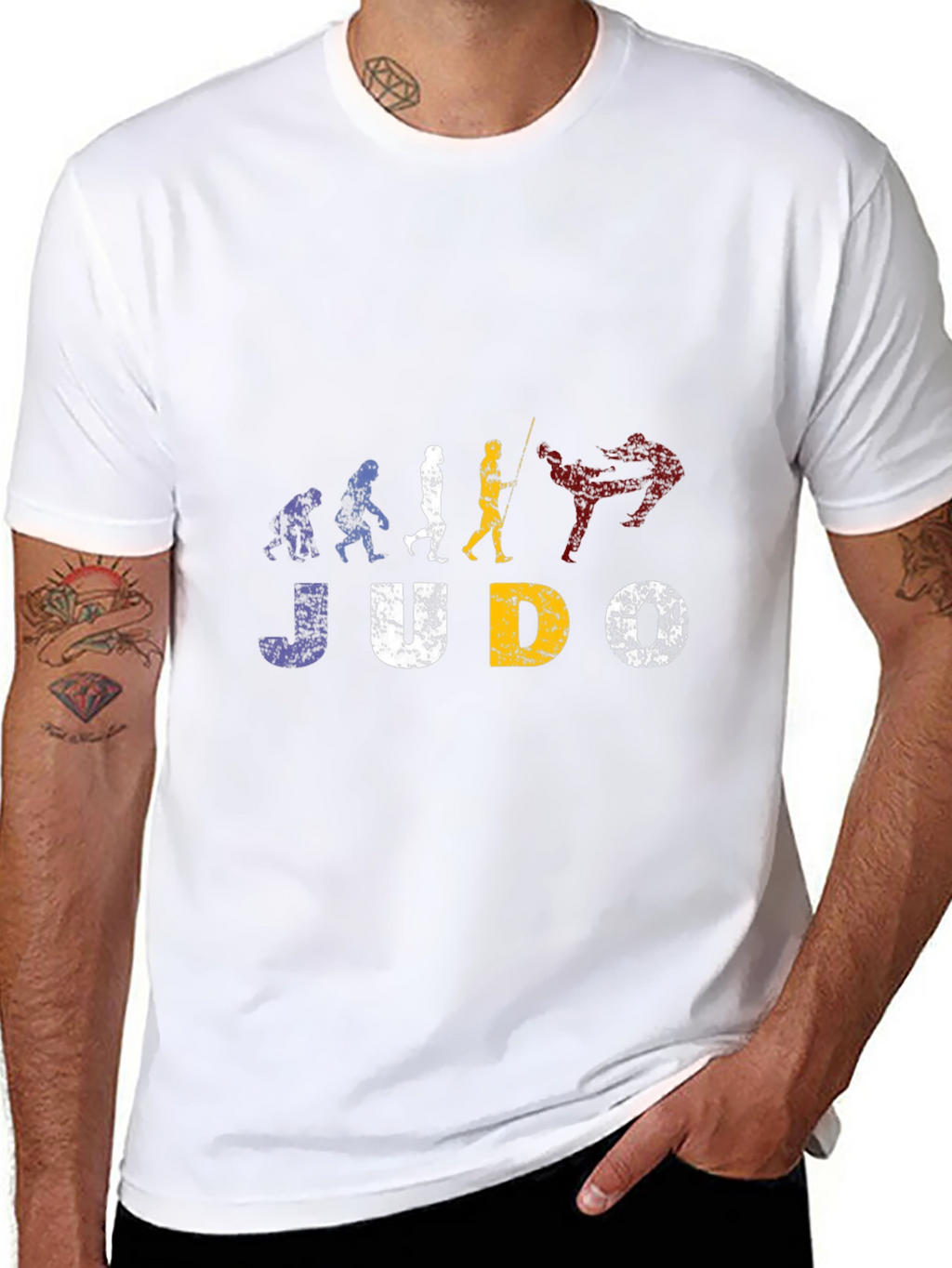 Judo Evolution T-Shirt - Martial Arts Graphic Tee