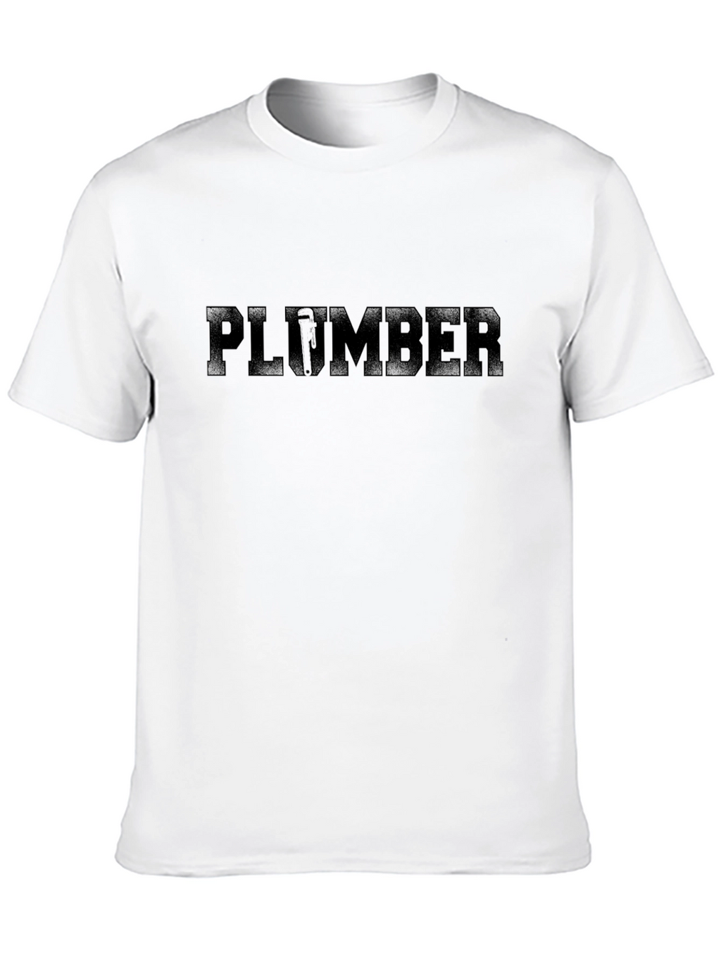 Plumber Graphic Tee - Black Cotton