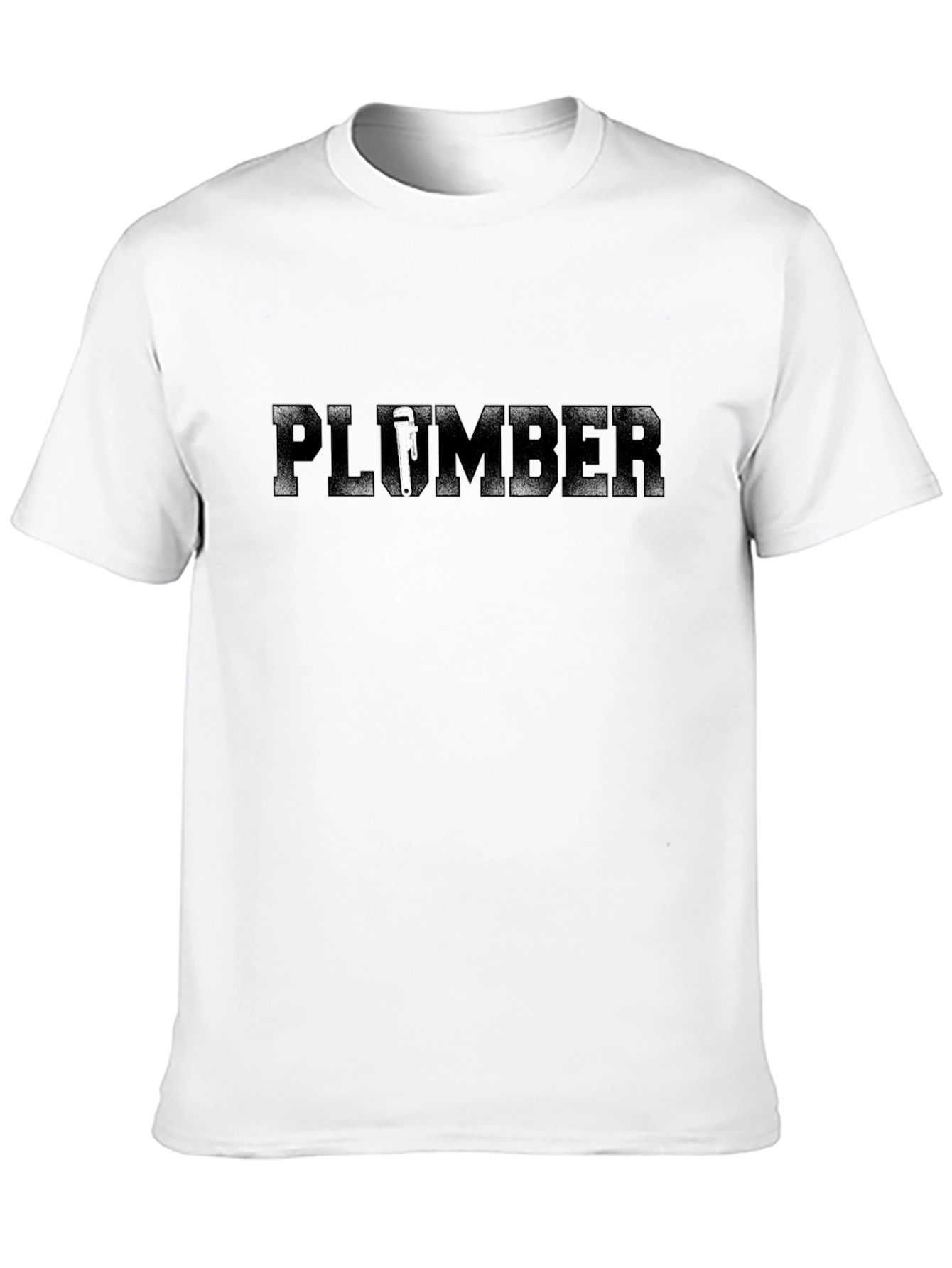 Plumber Graphic Tee - Black Cotton