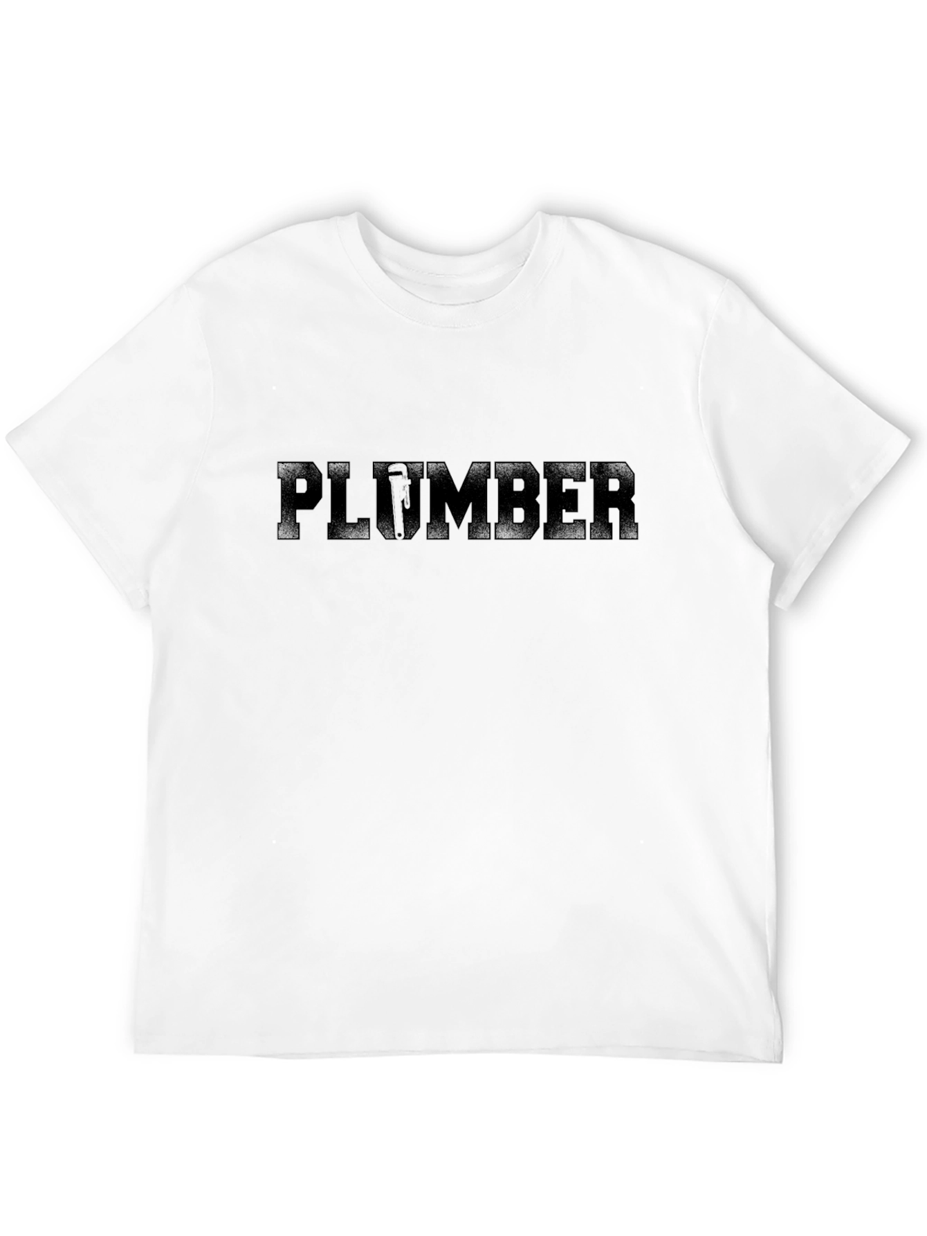 Plumber Graphic Tee - Black Cotton