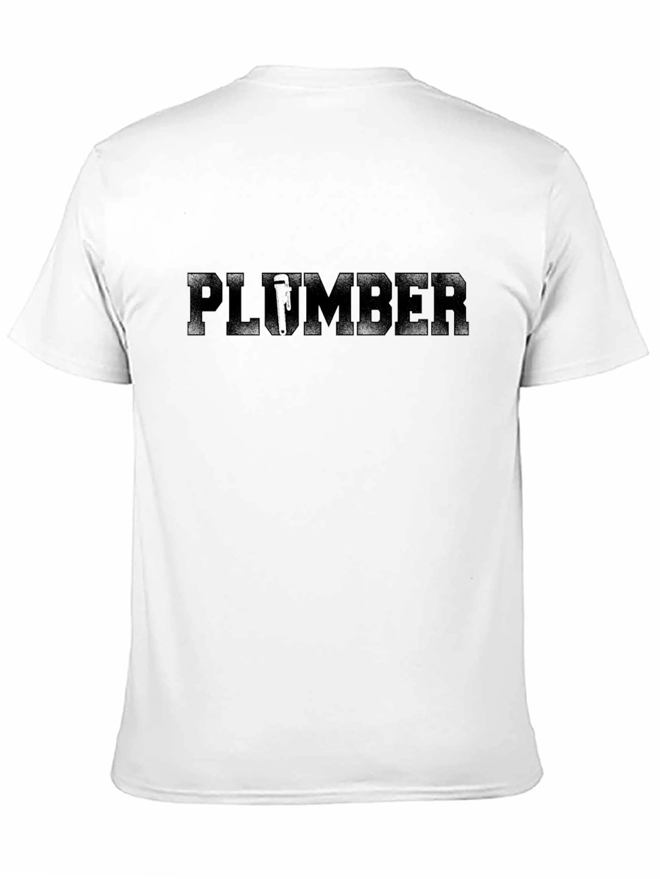 Plumber Graphic Tee - Black Cotton