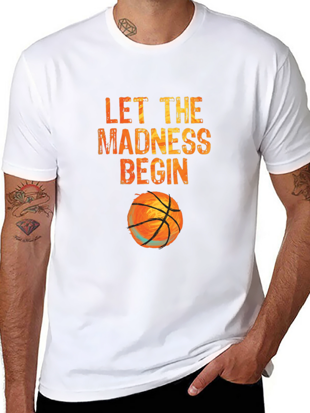 Let the Madness Begin Basketball T-Shirt