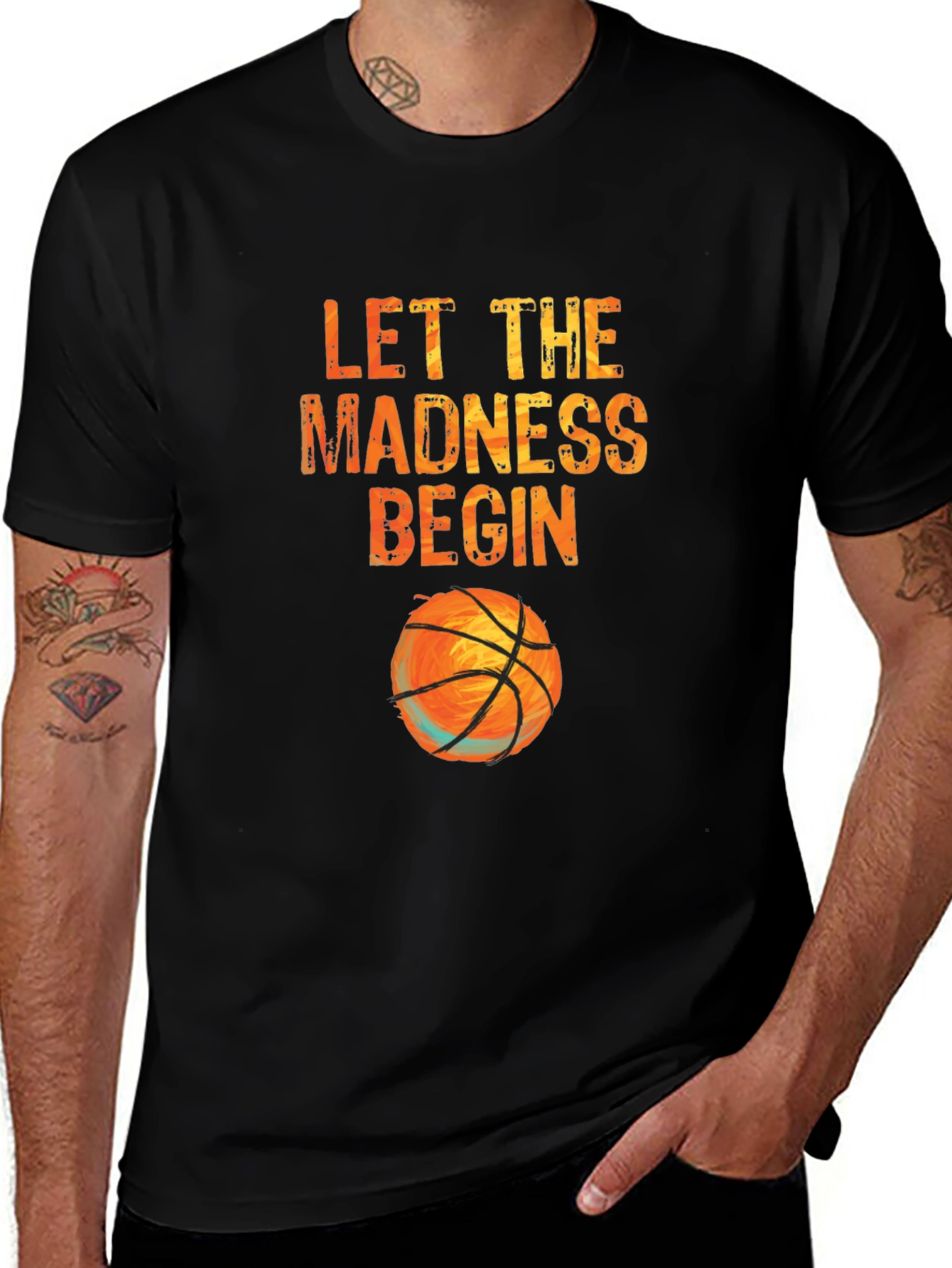 Let the Madness Begin Basketball T-Shirt