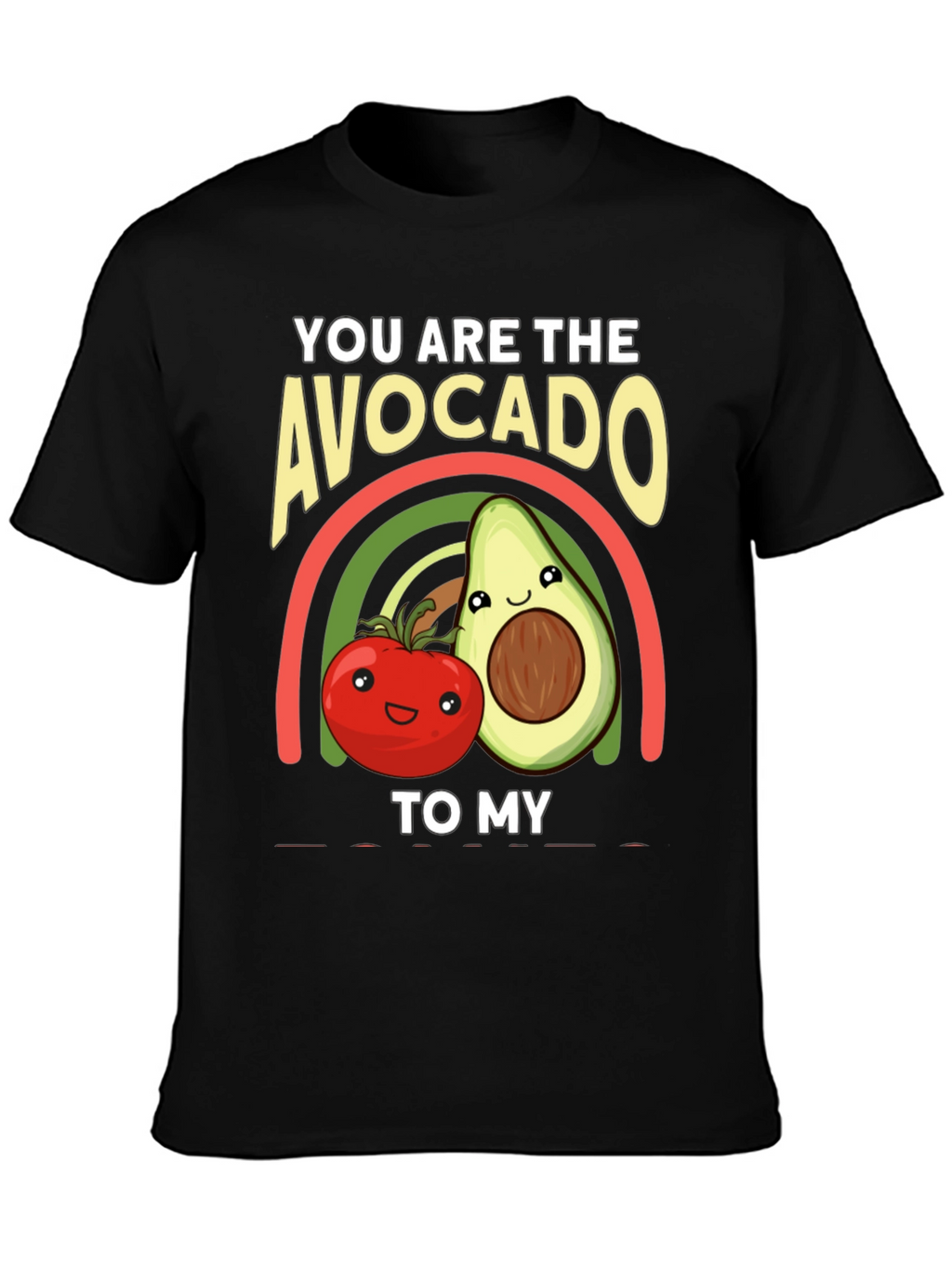 Avocado to My Tomato Graphic T-Shirt