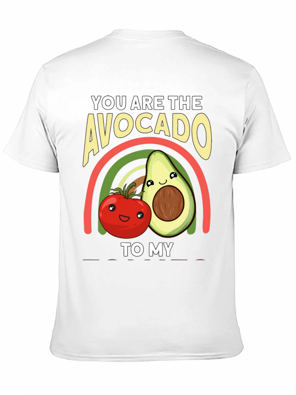 Avocado to My Tomato Graphic T-Shirt
