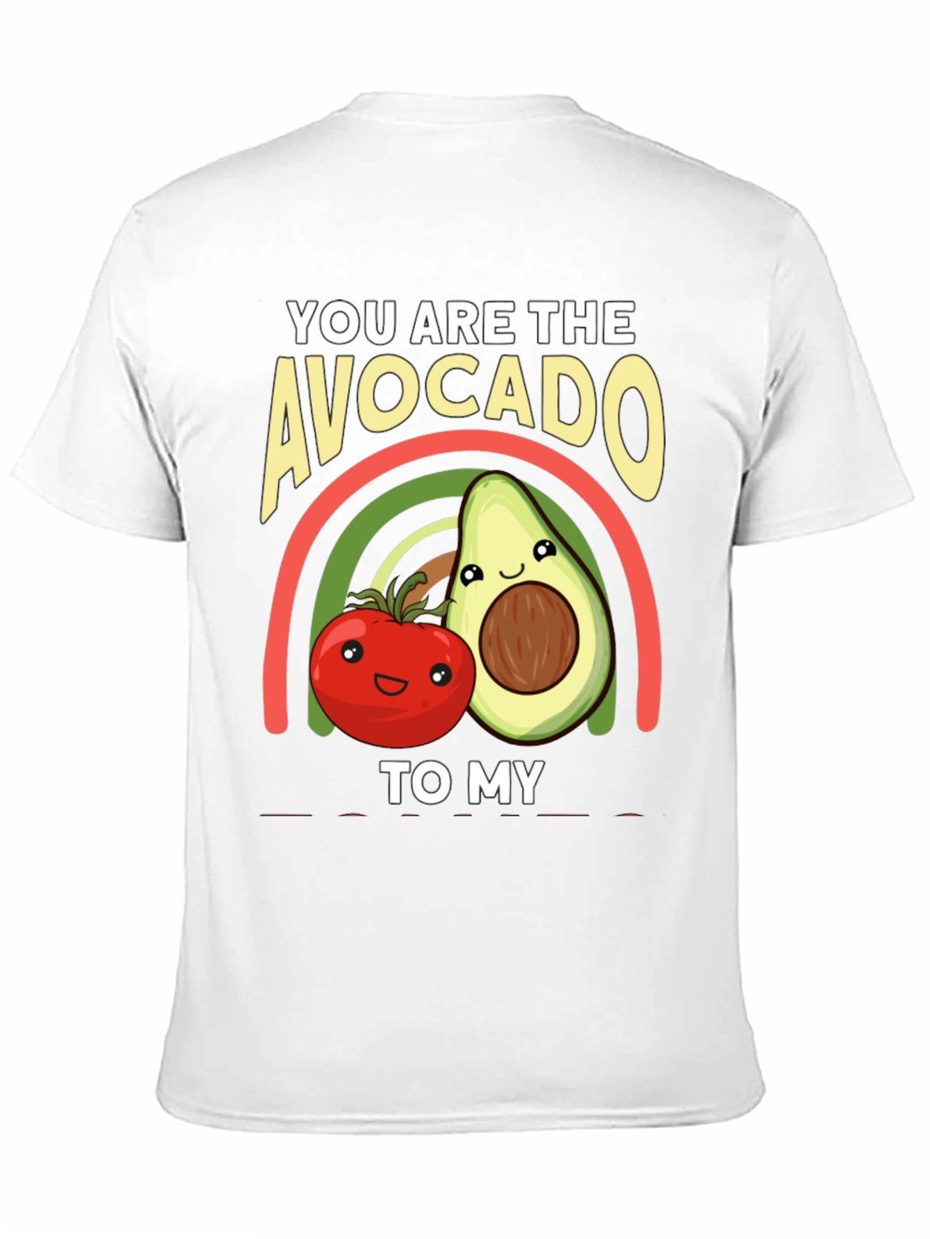 Avocado to My Tomato Graphic T-Shirt
