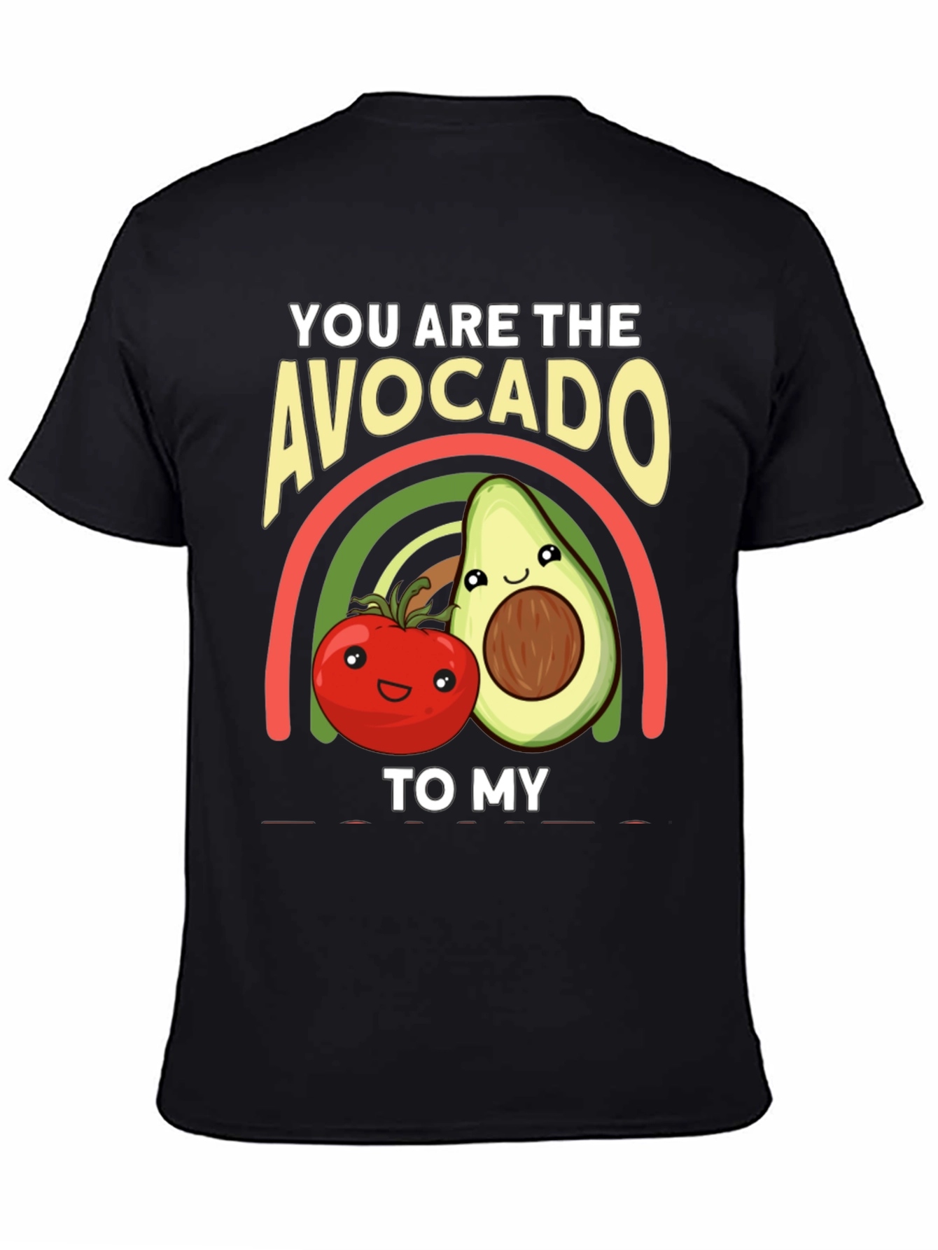 Avocado to My Tomato Graphic T-Shirt