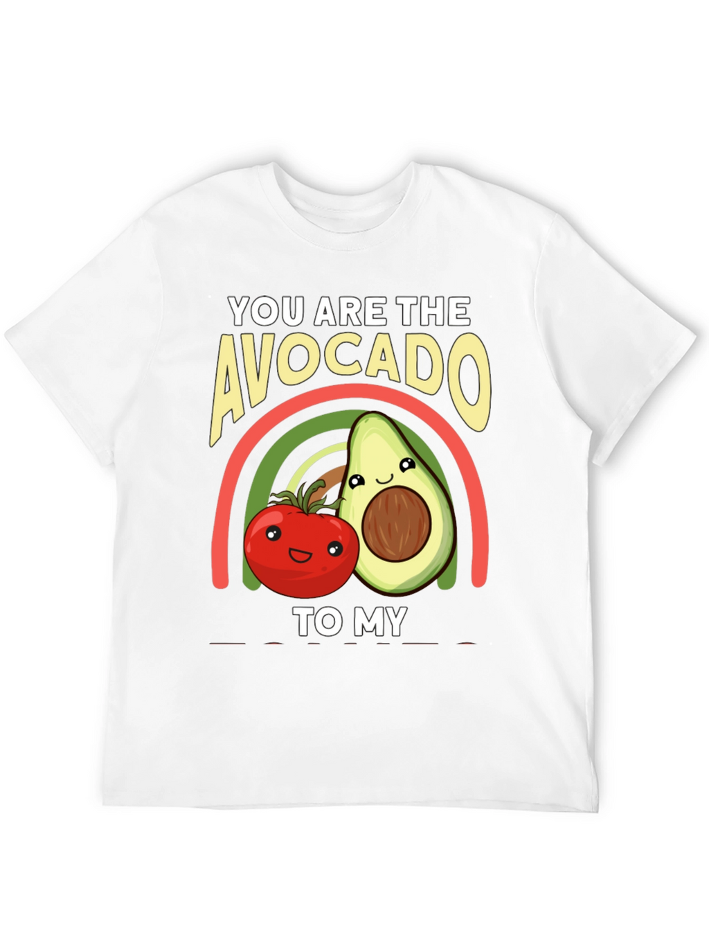 Avocado to My Tomato Graphic T-Shirt