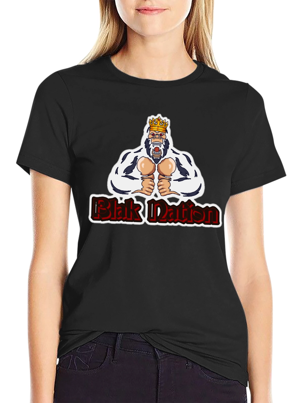 Blak Dation Gorilla King Graphic Tee