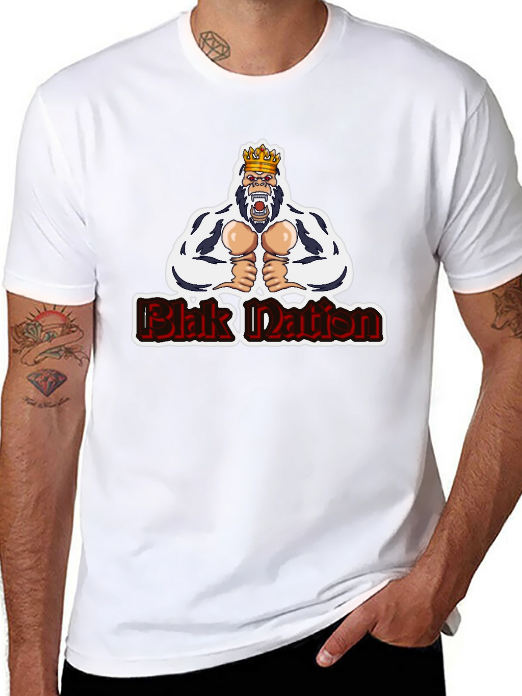 Blak Dation Gorilla King Graphic Tee