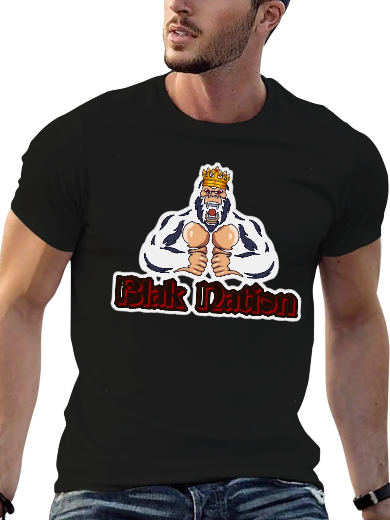 Blak Dation Gorilla King Graphic Tee