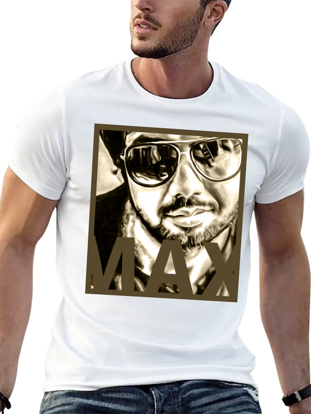 Cool MAX Graphic Black T-Shirt