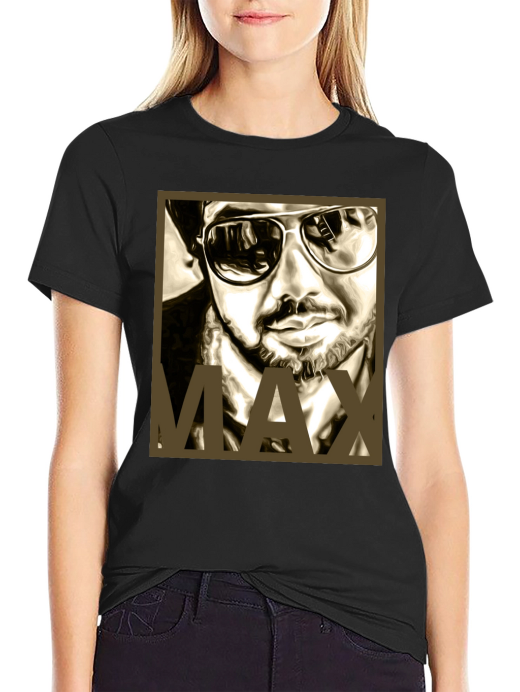 Cool MAX Graphic Black T-Shirt