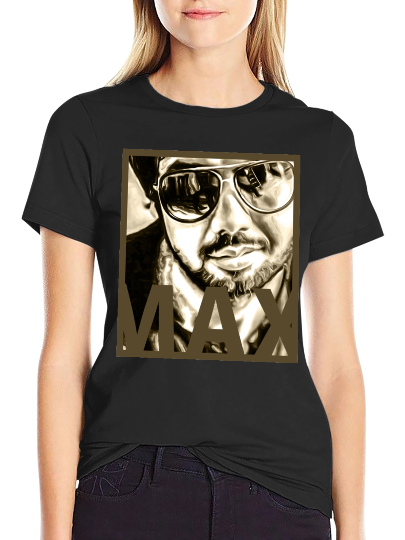 Cool MAX Graphic Black T-Shirt
