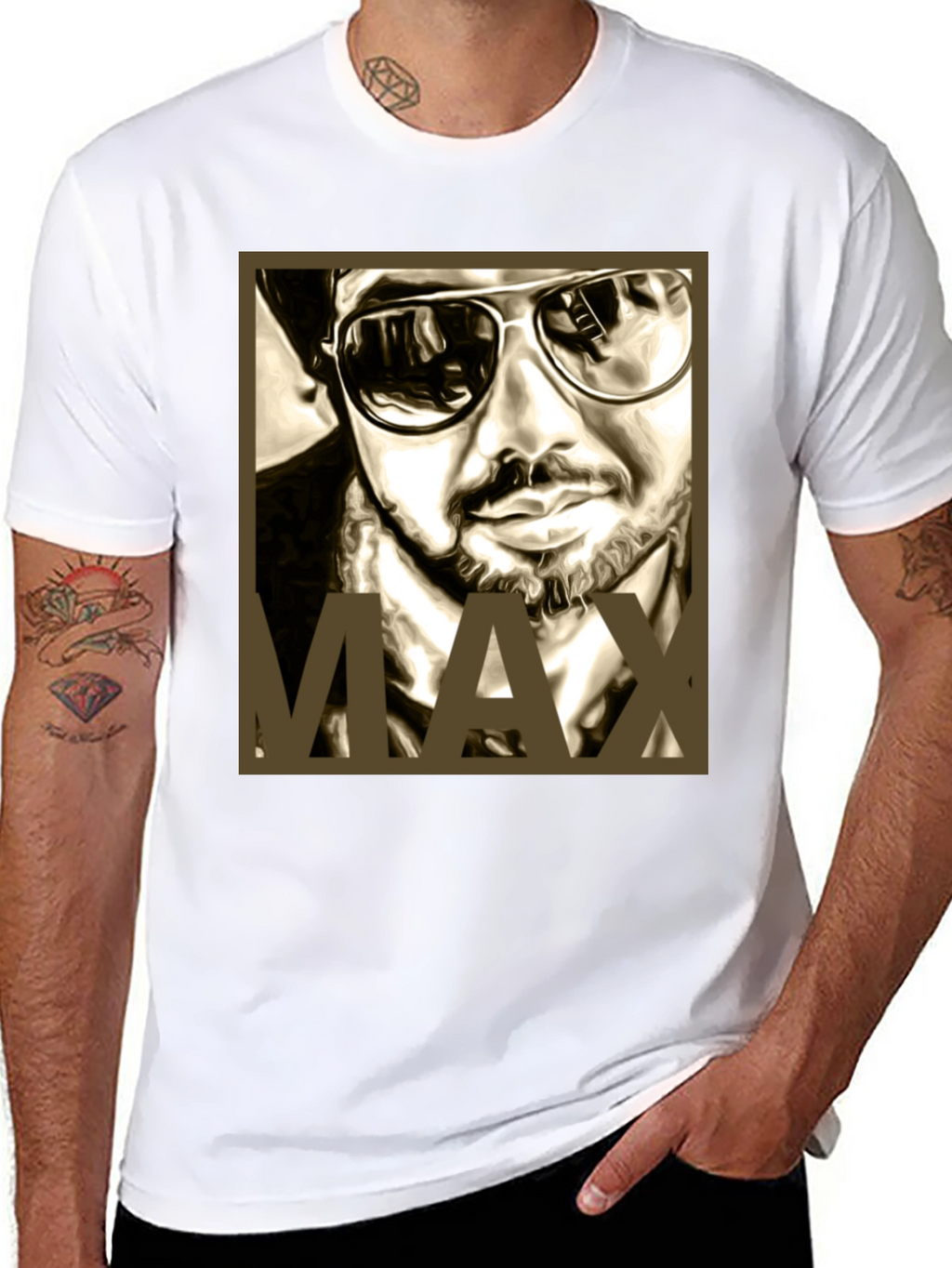 Cool MAX Graphic Black T-Shirt