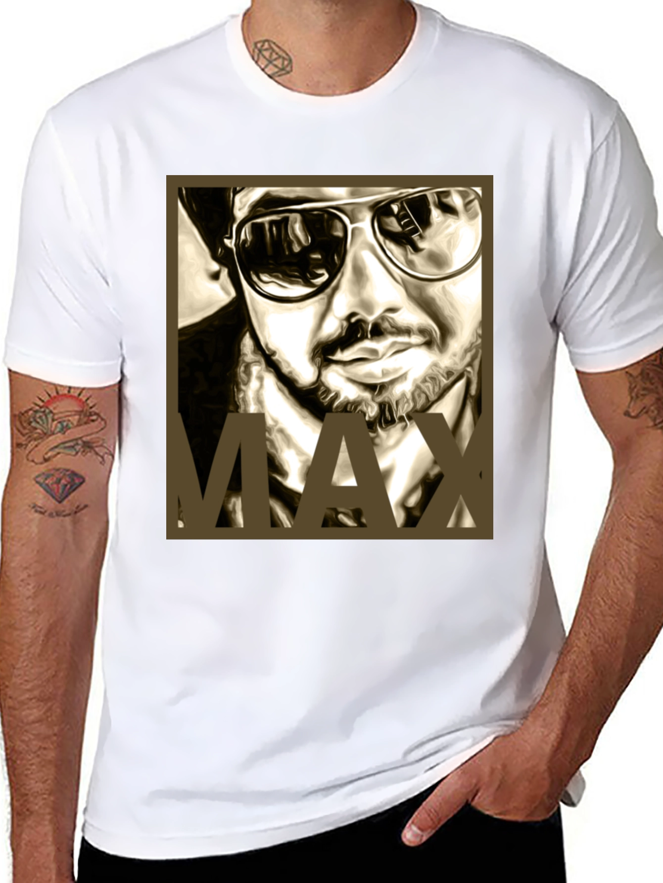 Cool MAX Graphic Black T-Shirt